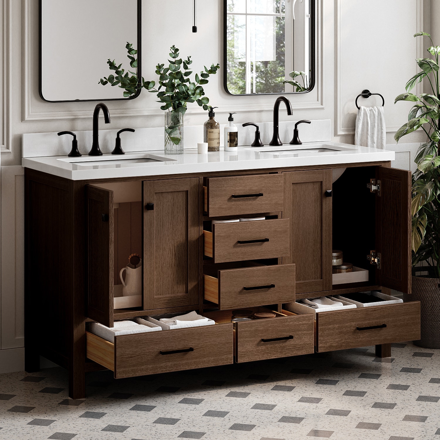 ARIEL A061DWQRVOBRO Bath-Vanity-Combo - View #3