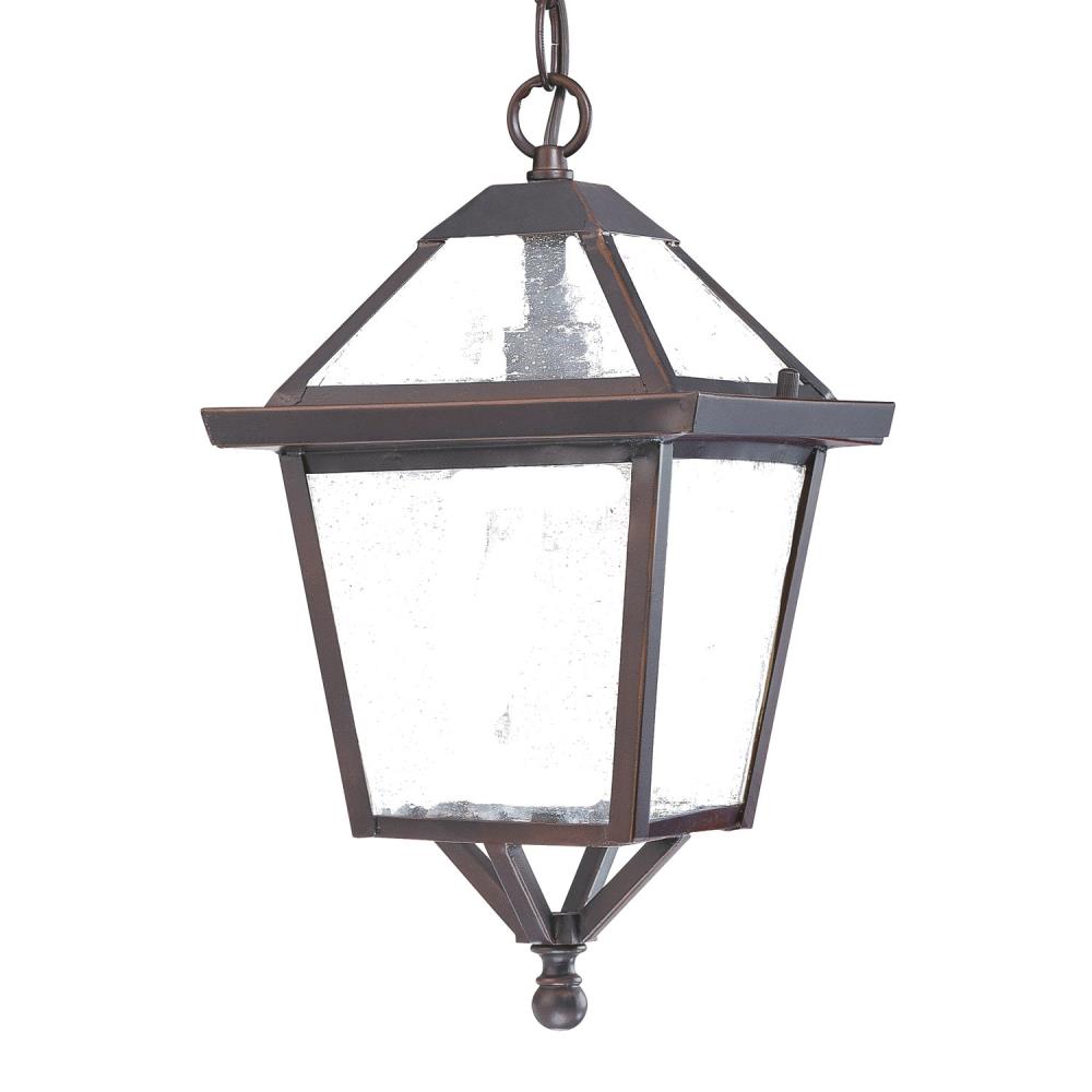 Acclaim Lighting Bay Street Architectural Bronze Traditional Seeded Glass Lantern Pendant Light