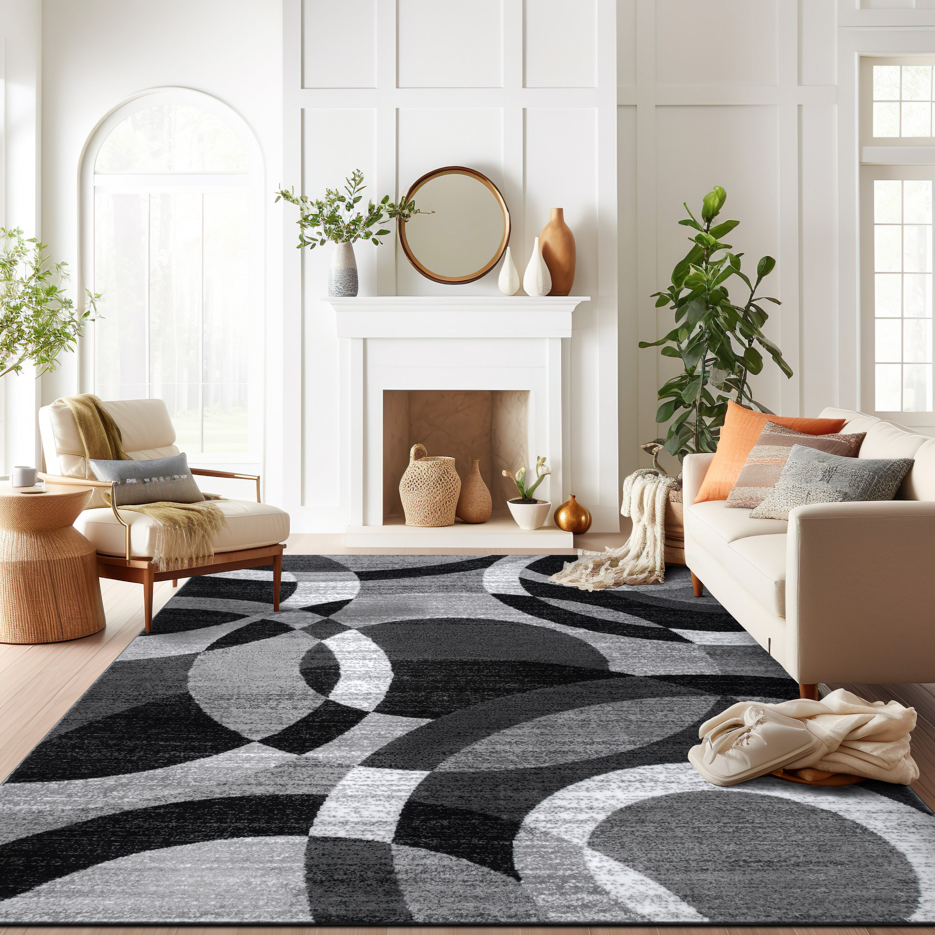 World Rug Gallery 105 GRAY 6X9 rugs - View #7