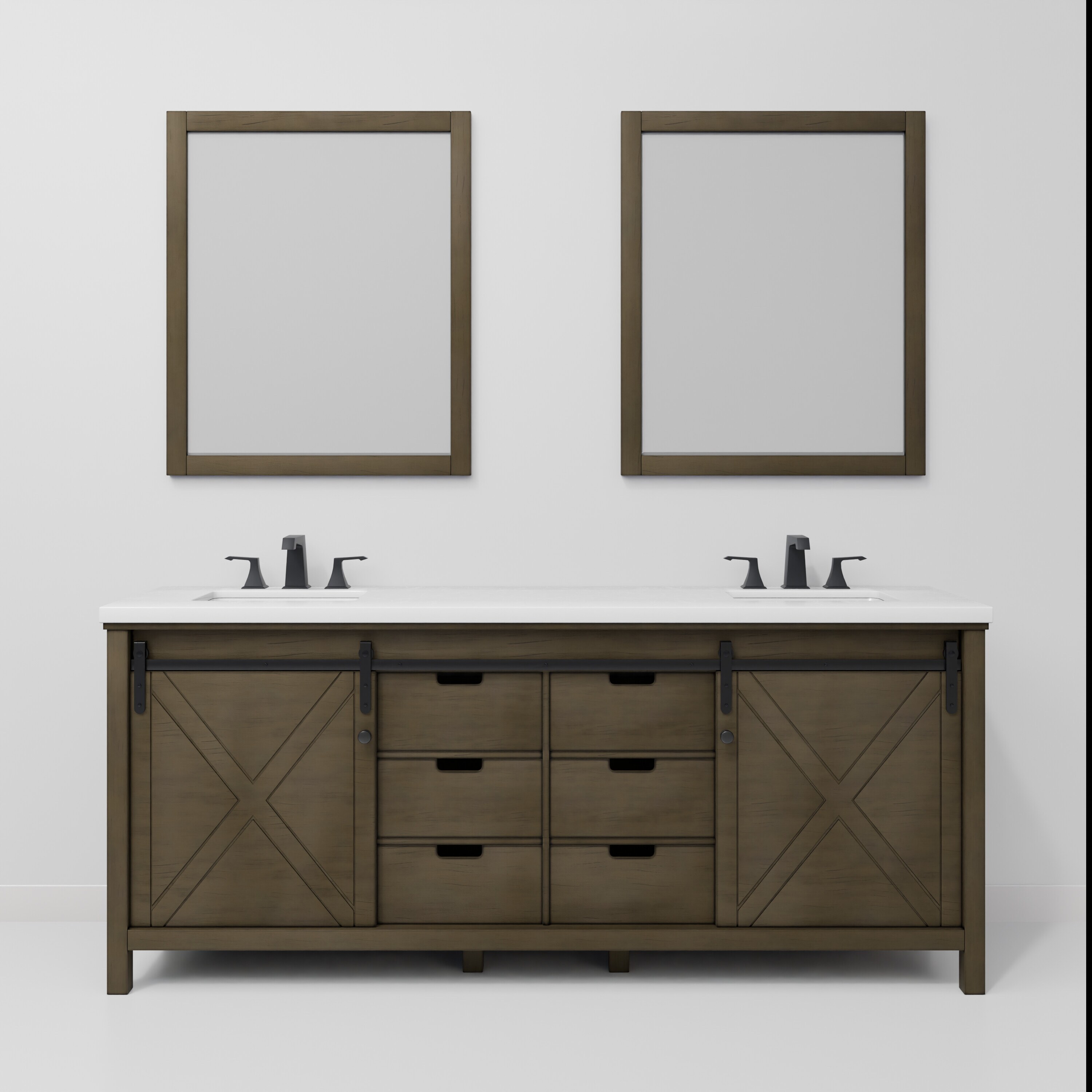 Lexora LM342280DKCSM30F Bath-Vanity-Combo - View #5