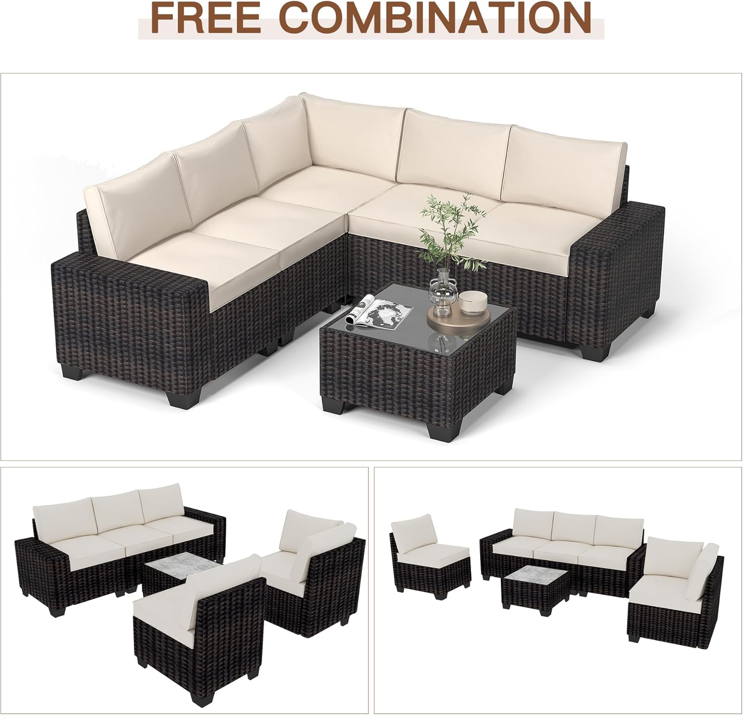 GAOMON LSPPJOK-5KU90GI8OH Patio-Conversation-Sets - View #6