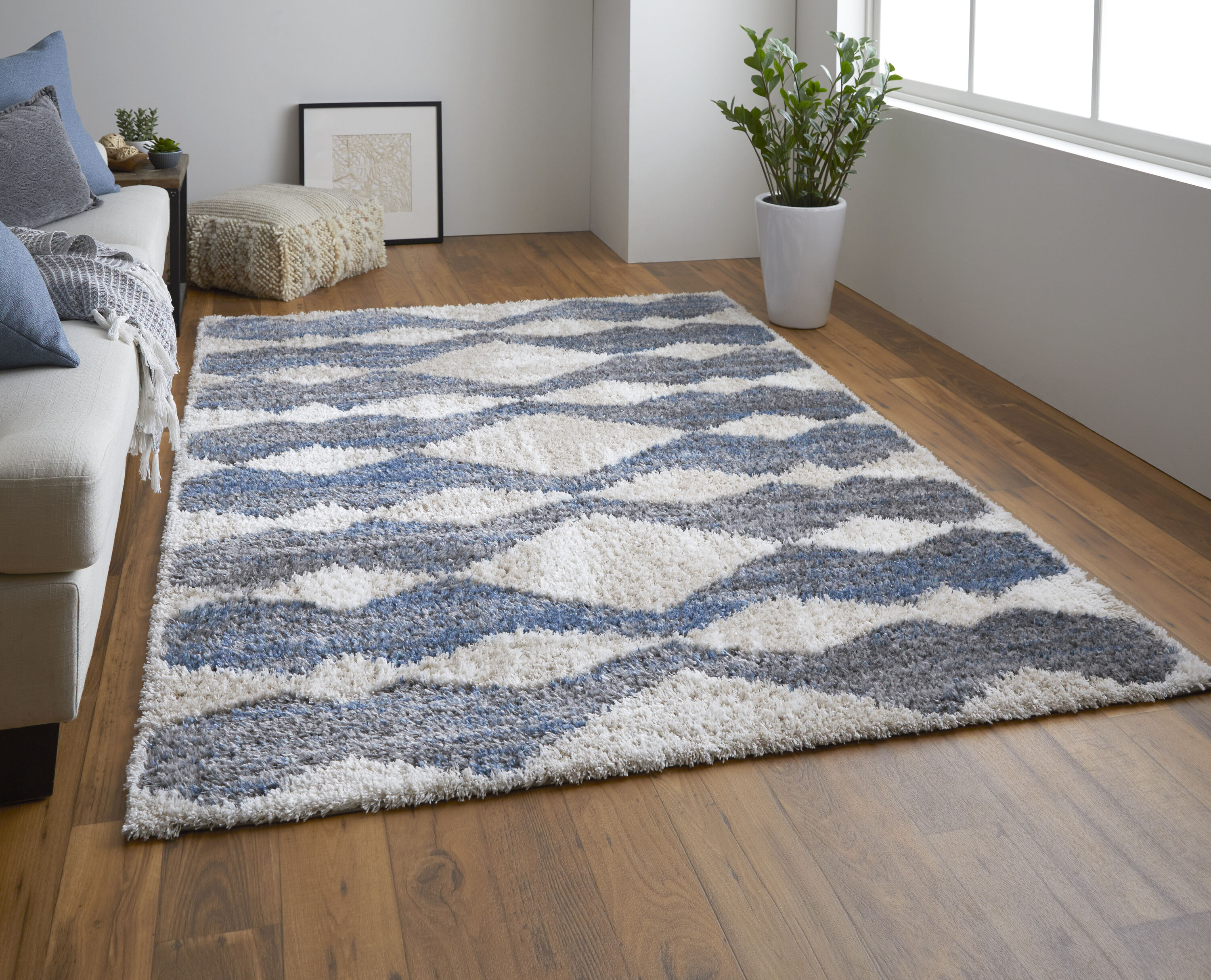 Room Envy MYNR39IFBLUGRYE10 rugs - View #3