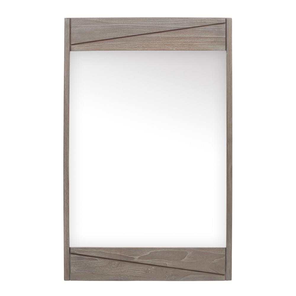 Avanity TEAK-M24-GT 24-in x 38-in Bathroom Vanity Mirror (Gray Teak)