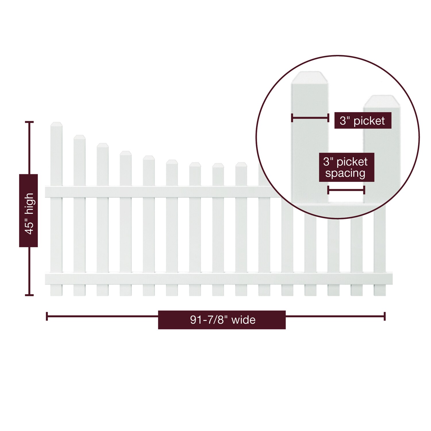 Outdoor Essentials 153150 Vinyl-Fence-Panels - View #7