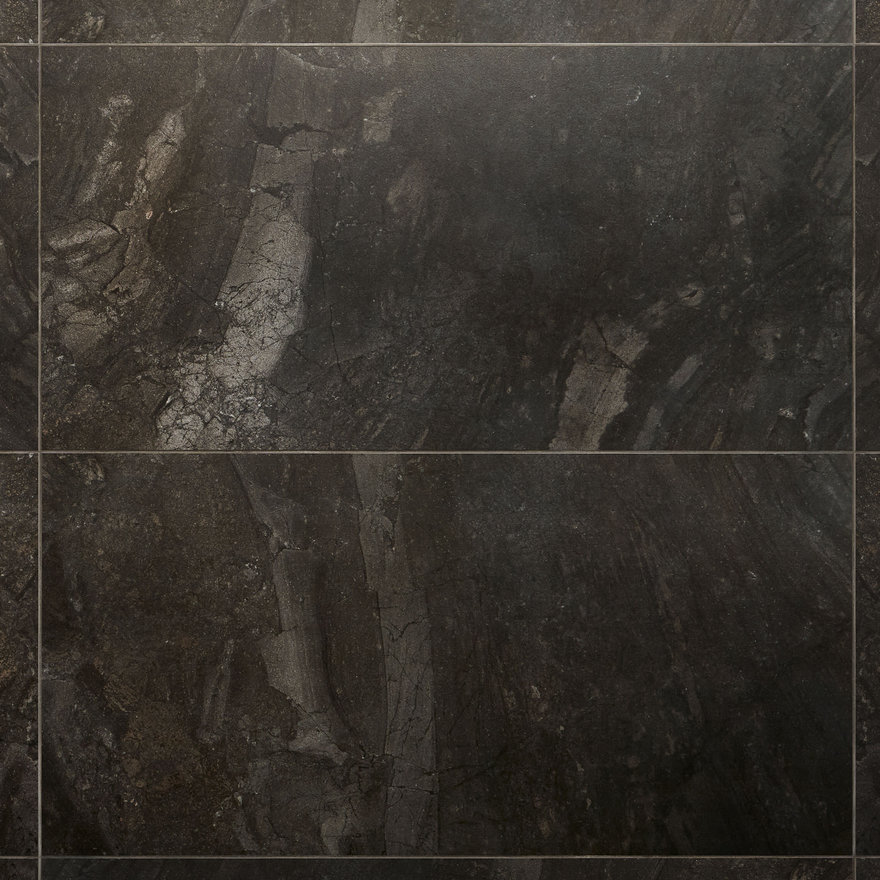 Artmore Tile Elevado Charcoal Black 24-in x 48-in Matte Porcelain Floor and Wall Tile ( 15.49-sq ft Carton ) #EXT3RD109800