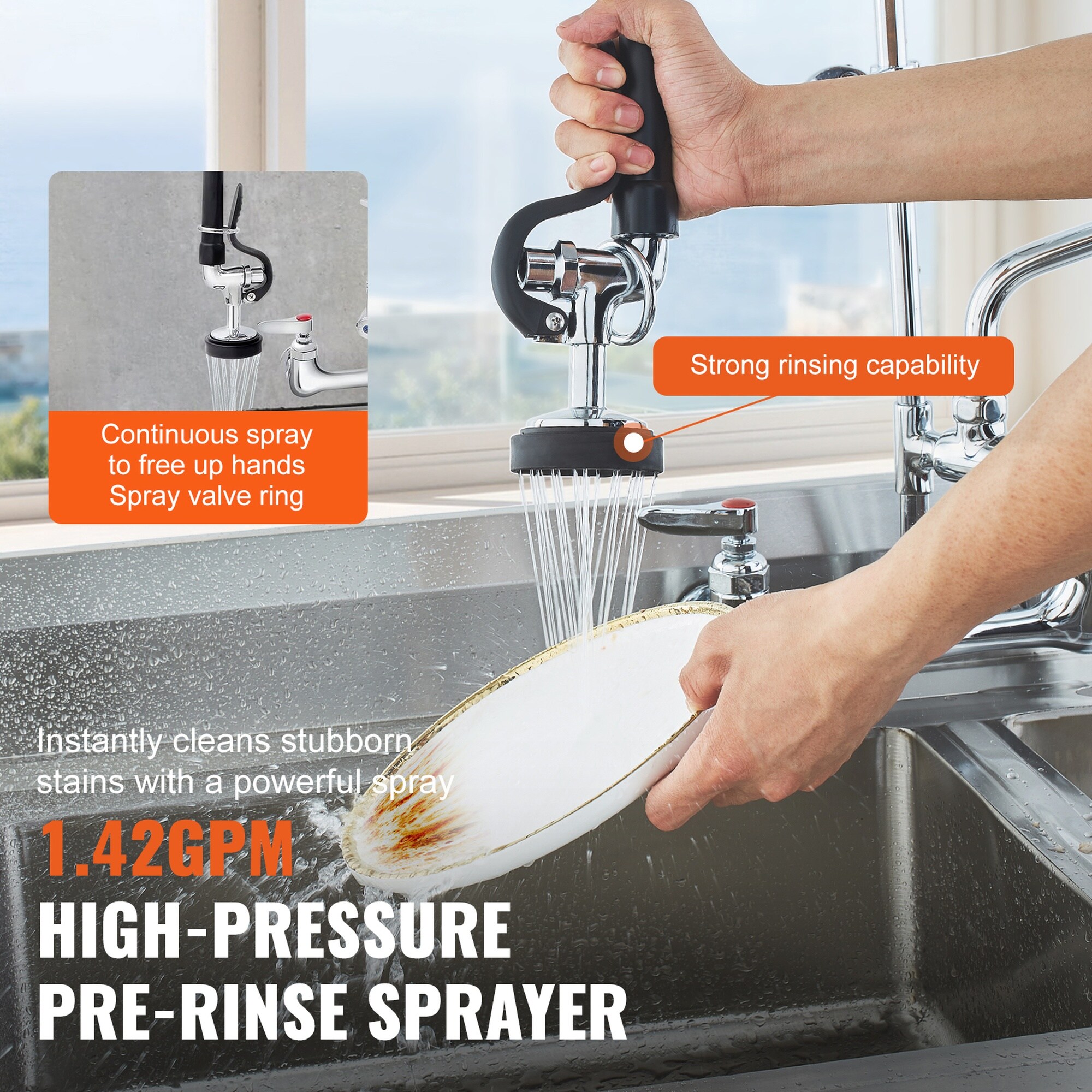 HyperDrop Cart B-0S2Z6P8F9F6A Kitchen-Faucets - View #3