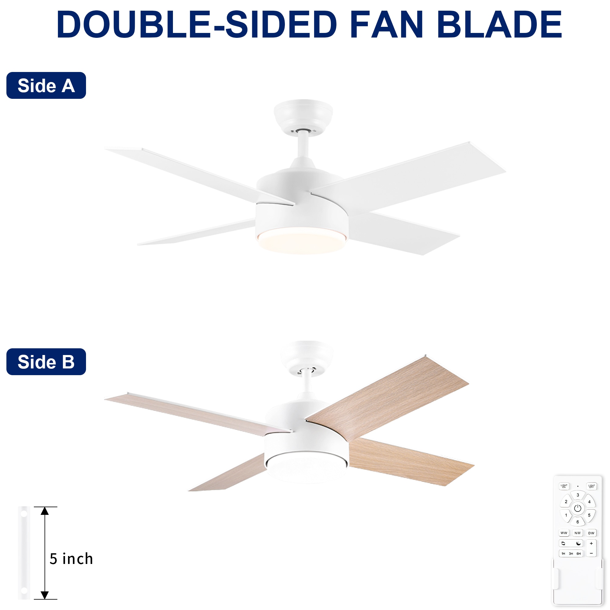 YUHAO LSAC1084WH442 Ceiling-Fans - View #2
