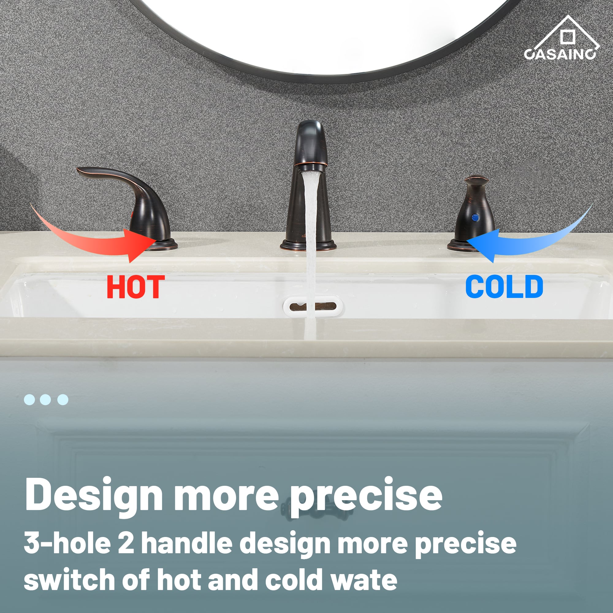 CASAINC CALTC13BN Lavatory-Faucets - View #6
