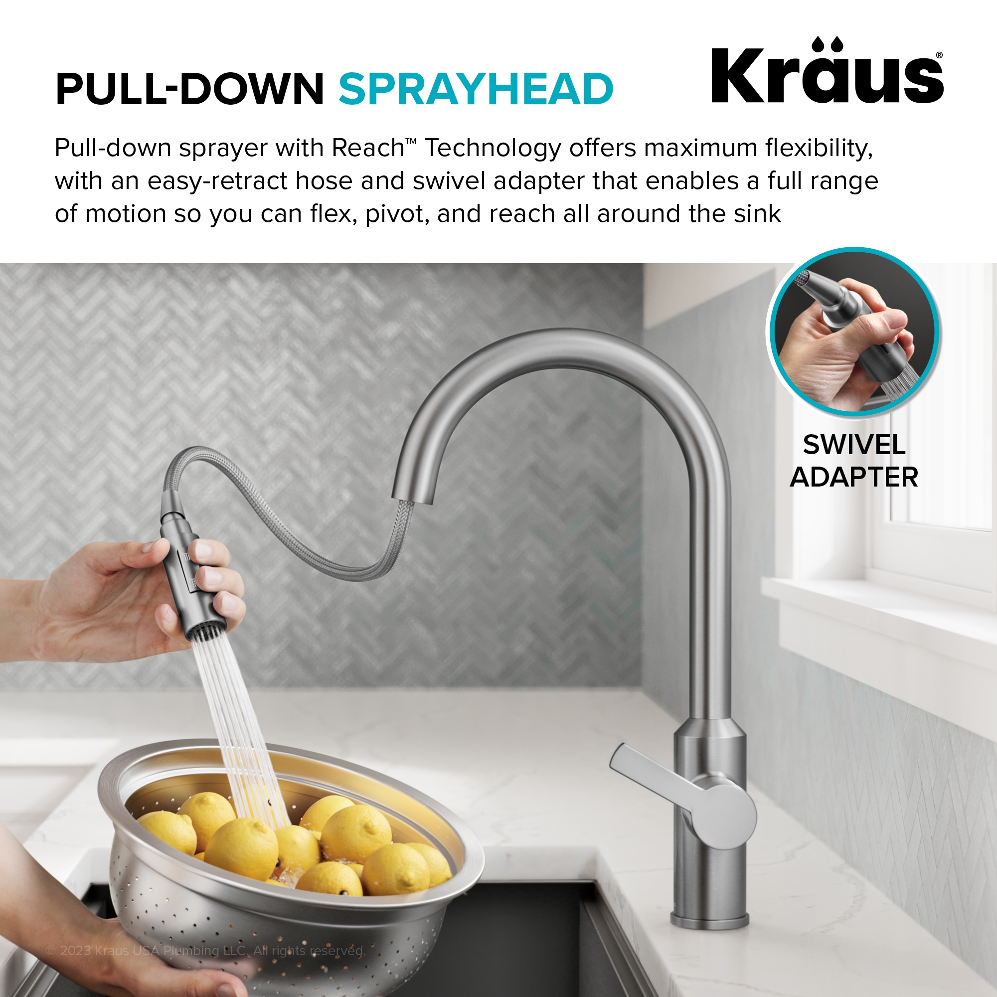 Kraus KSF-2830SFS Kitchen-Faucets - View #11