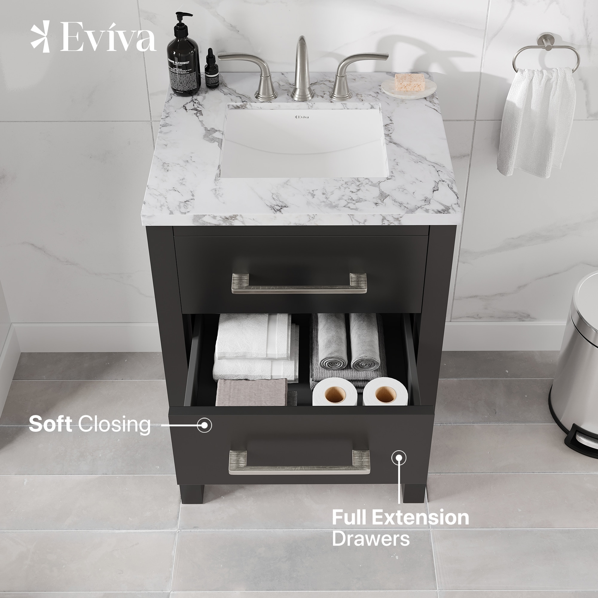 Eviva TVN223-24ES Bath-Vanity-Combo - View #3