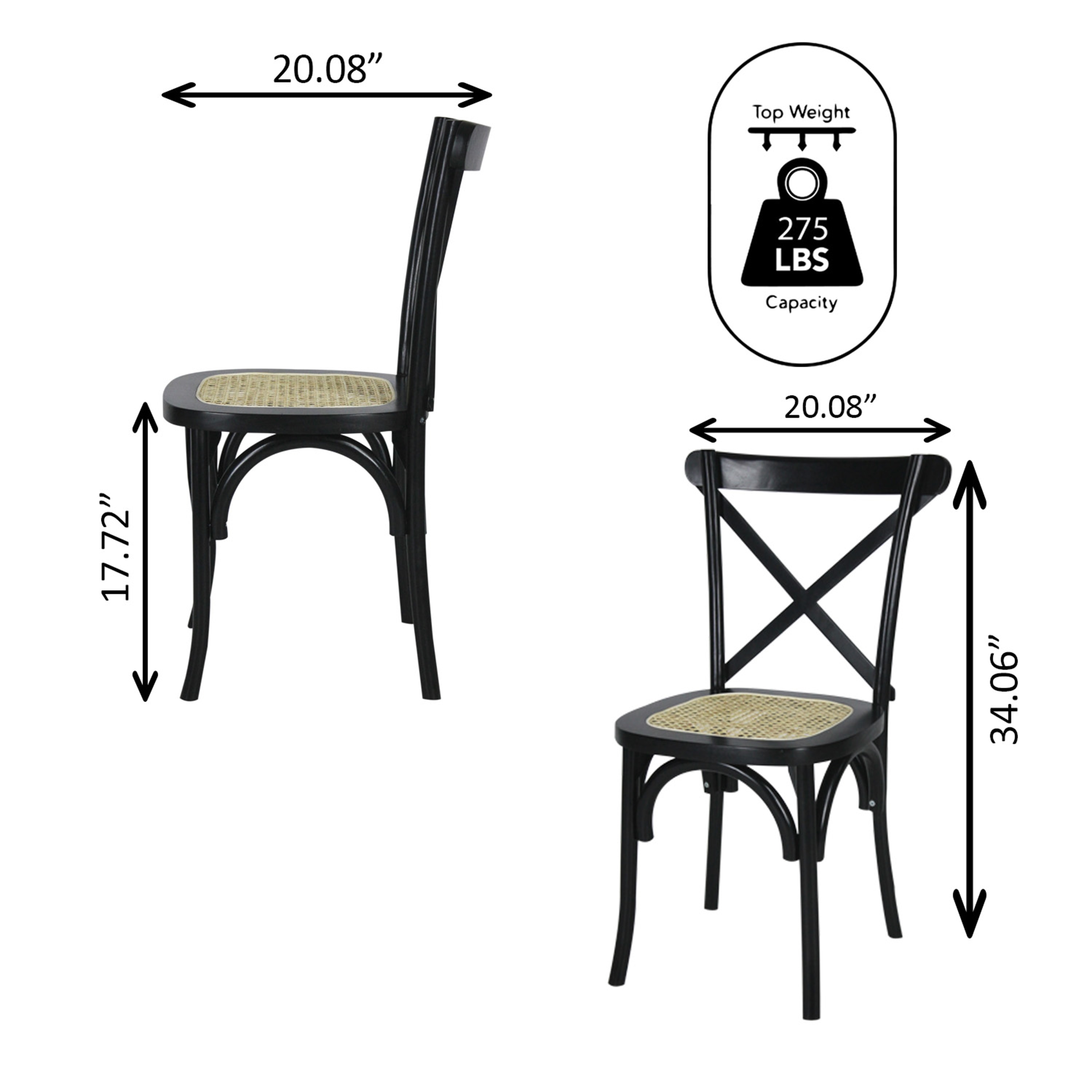 JONATHAN  Y DNG1001D-SET2 Dining-Chairs - View #4
