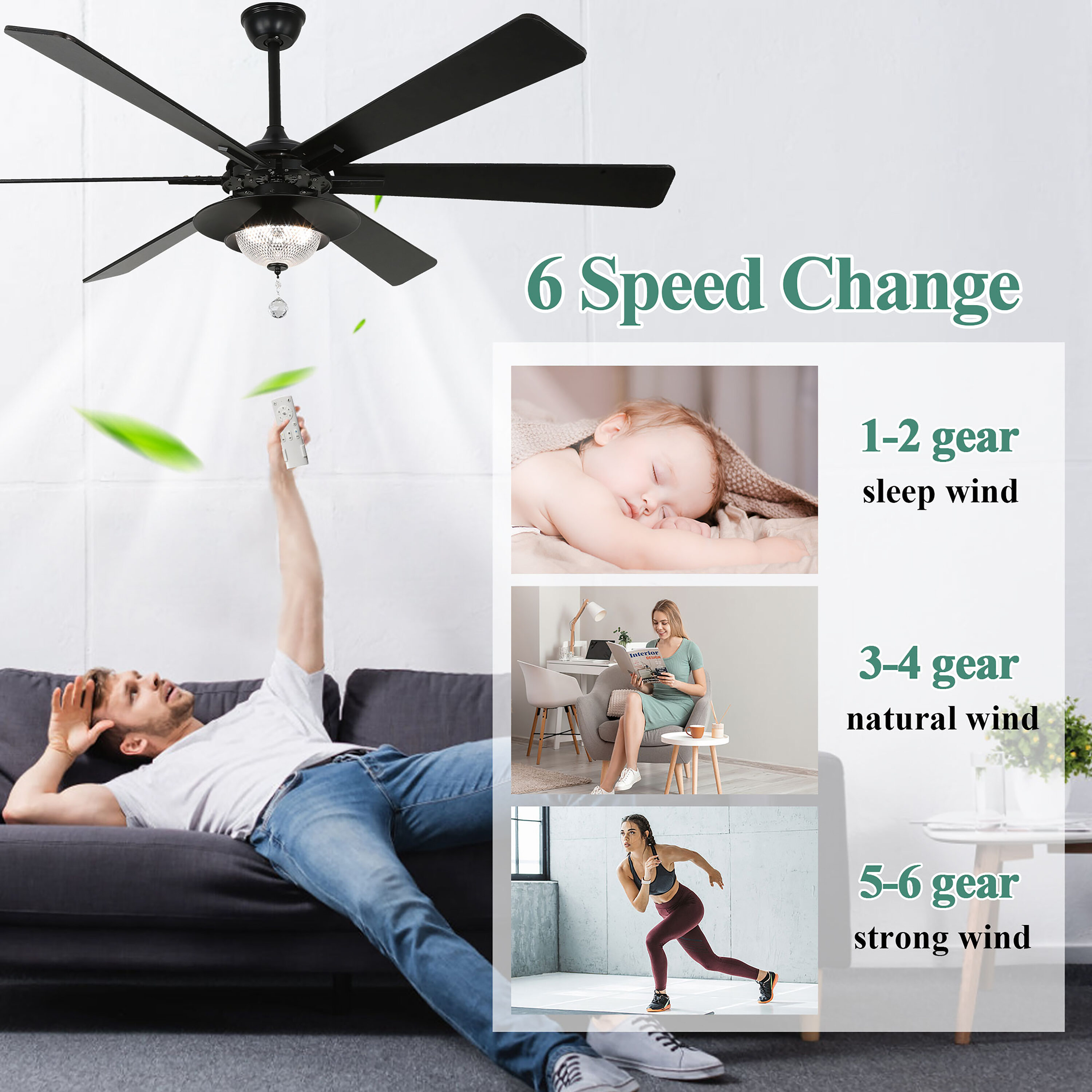 Cusp Barn CS72DC04B Ceiling-Fans - View #6