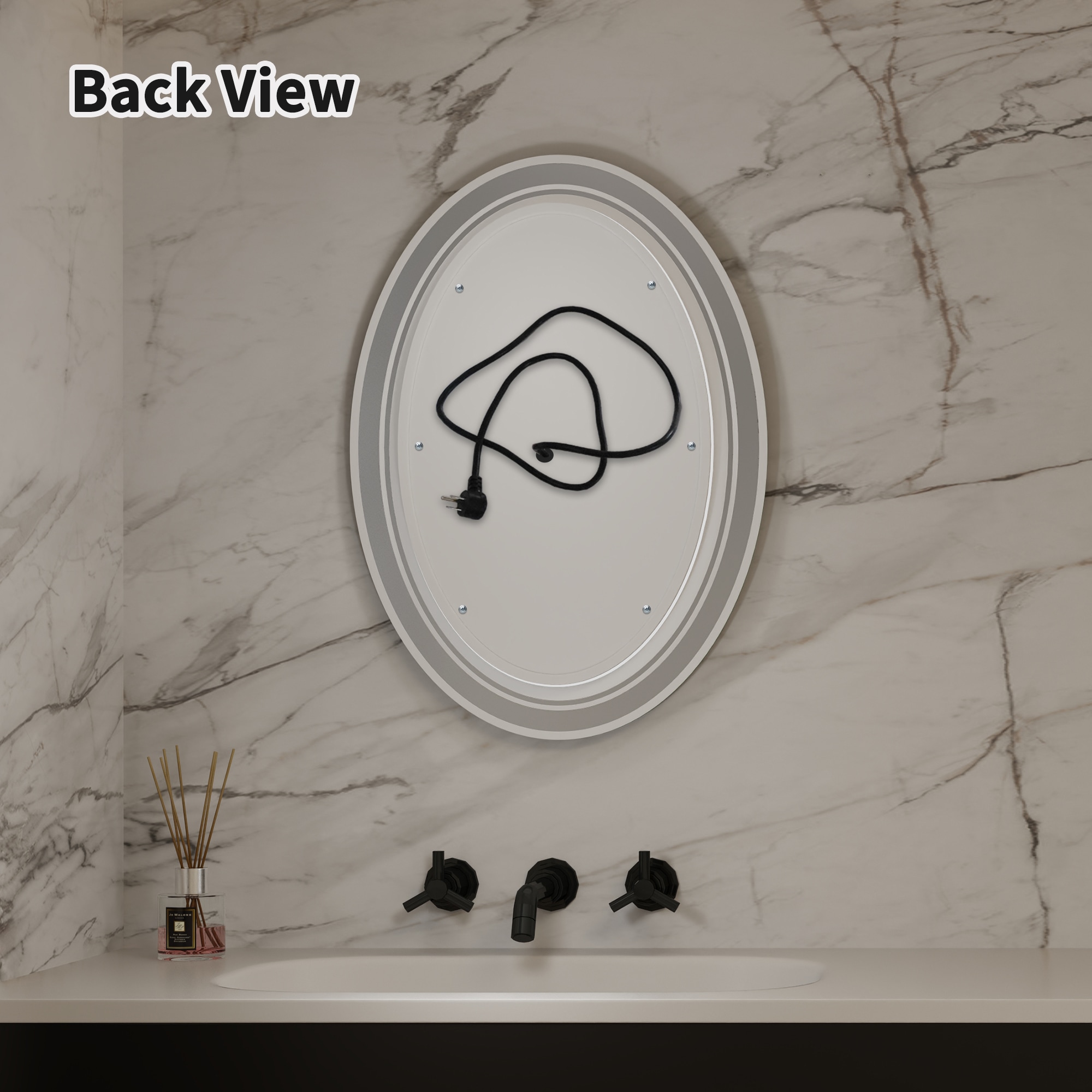 ExBrite FXBM2436FB Framed-Bath-Mirrors - View #14