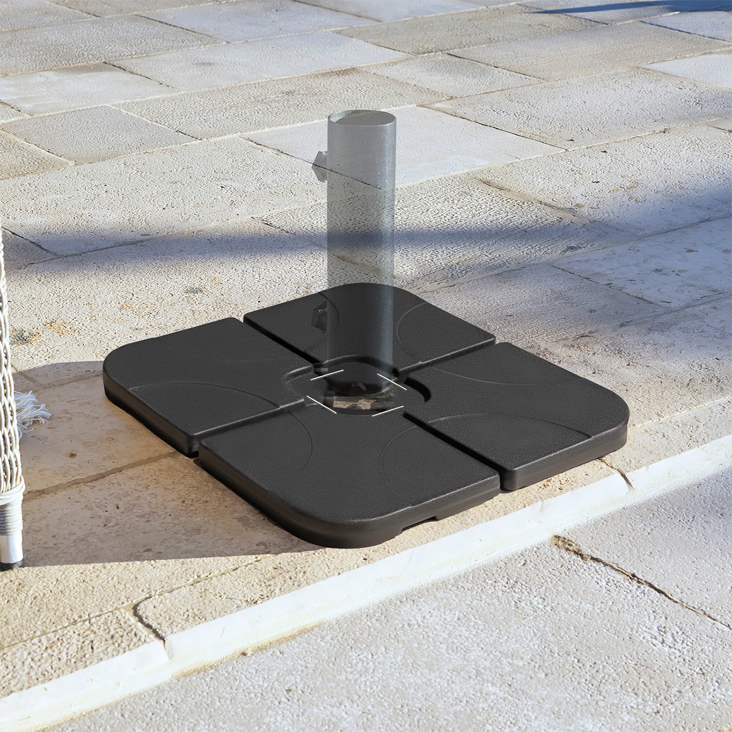 Vineego LS-UBB22-0152-BK Umbrella-Bases - View #2