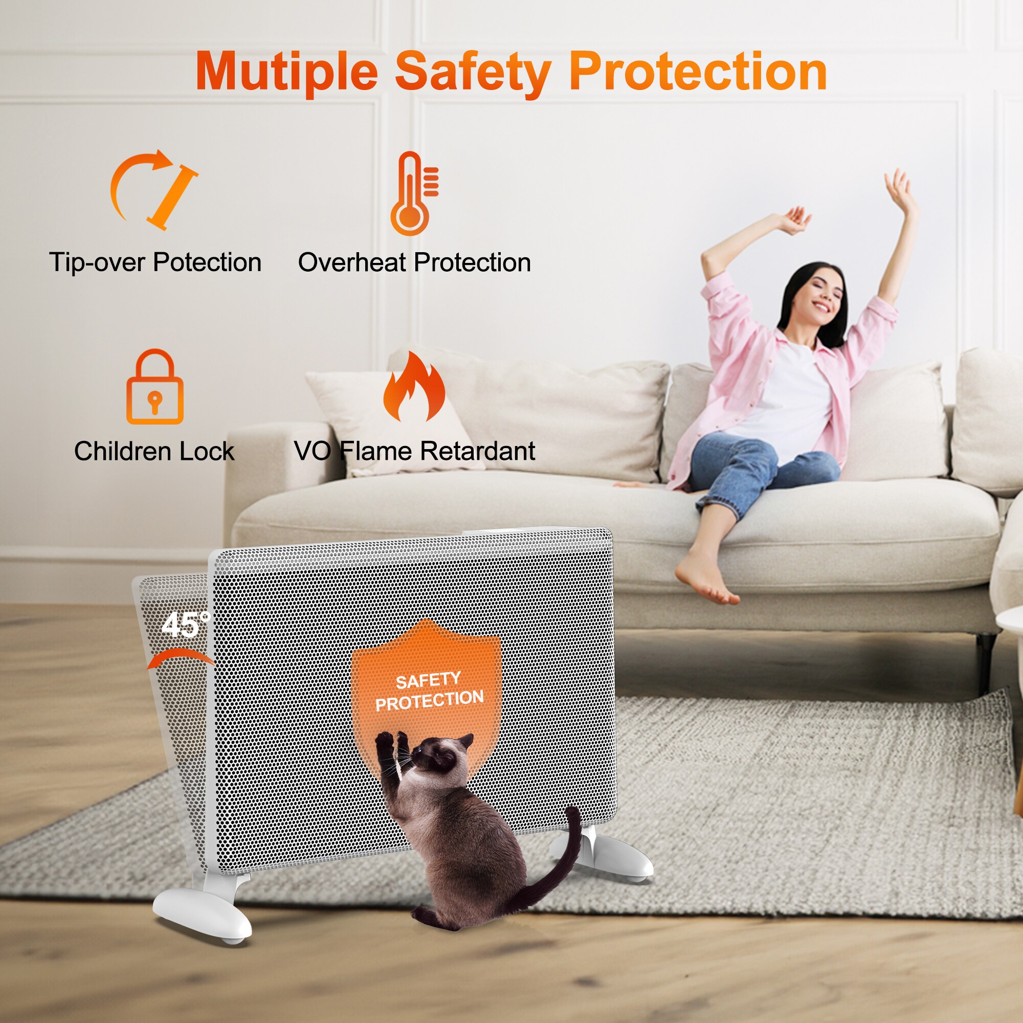 EdenDirect NCBK0408001 Portable-Electric-Heat - View #8