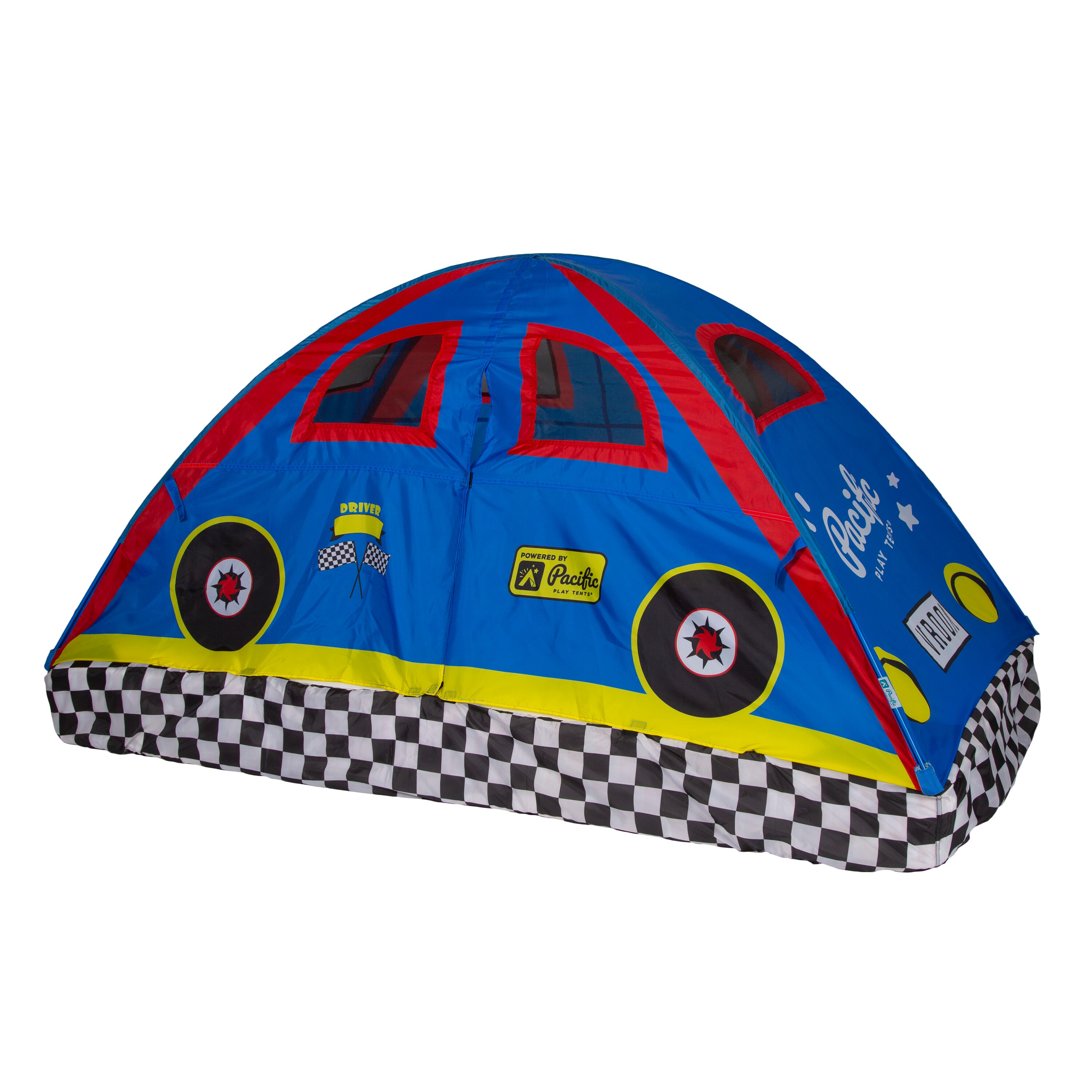 Pacific Play Tents 19711 Rad Racer Bed Tent- Full Size