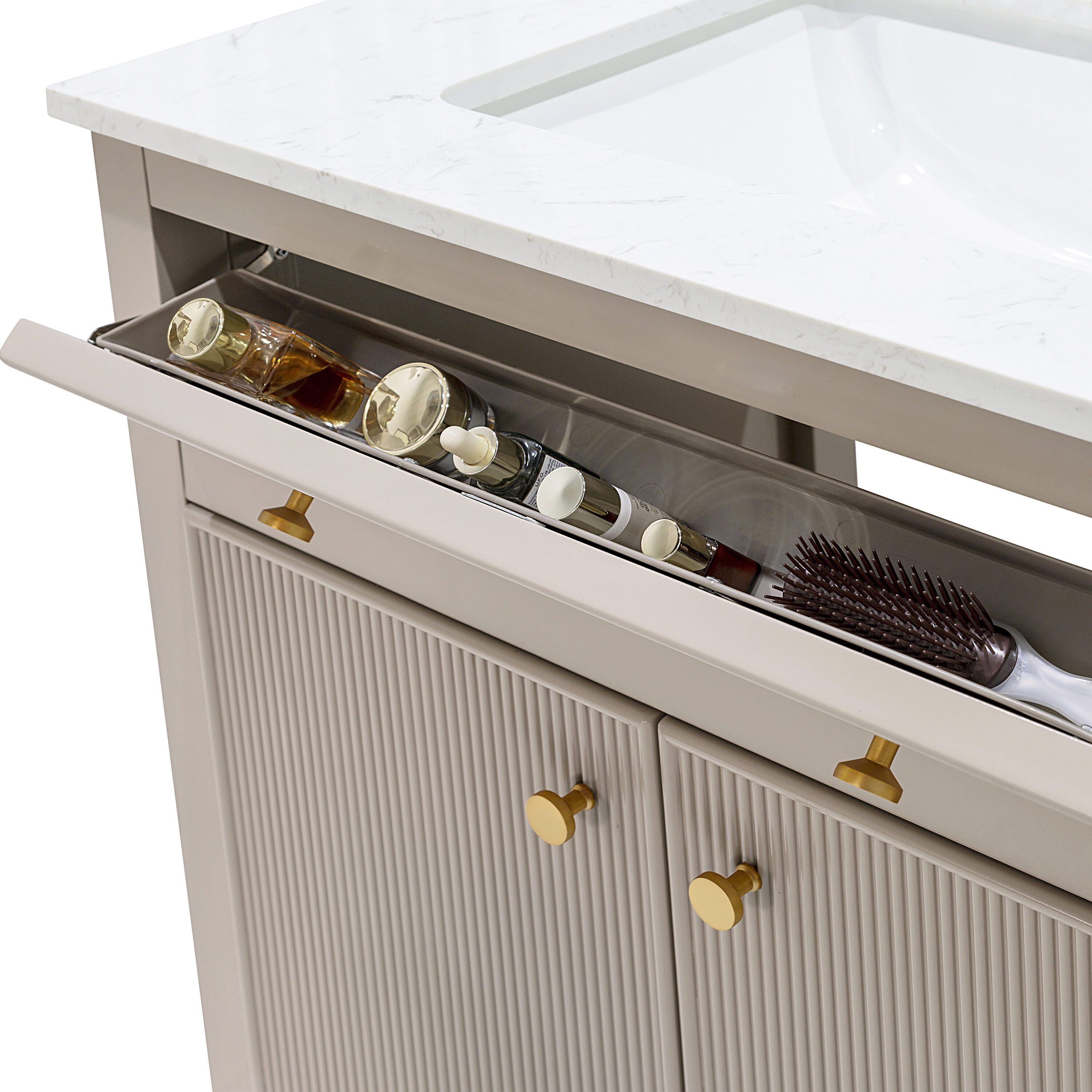 allen + roth L23011-VS36-GE Bath-Vanity-Combo - View #12