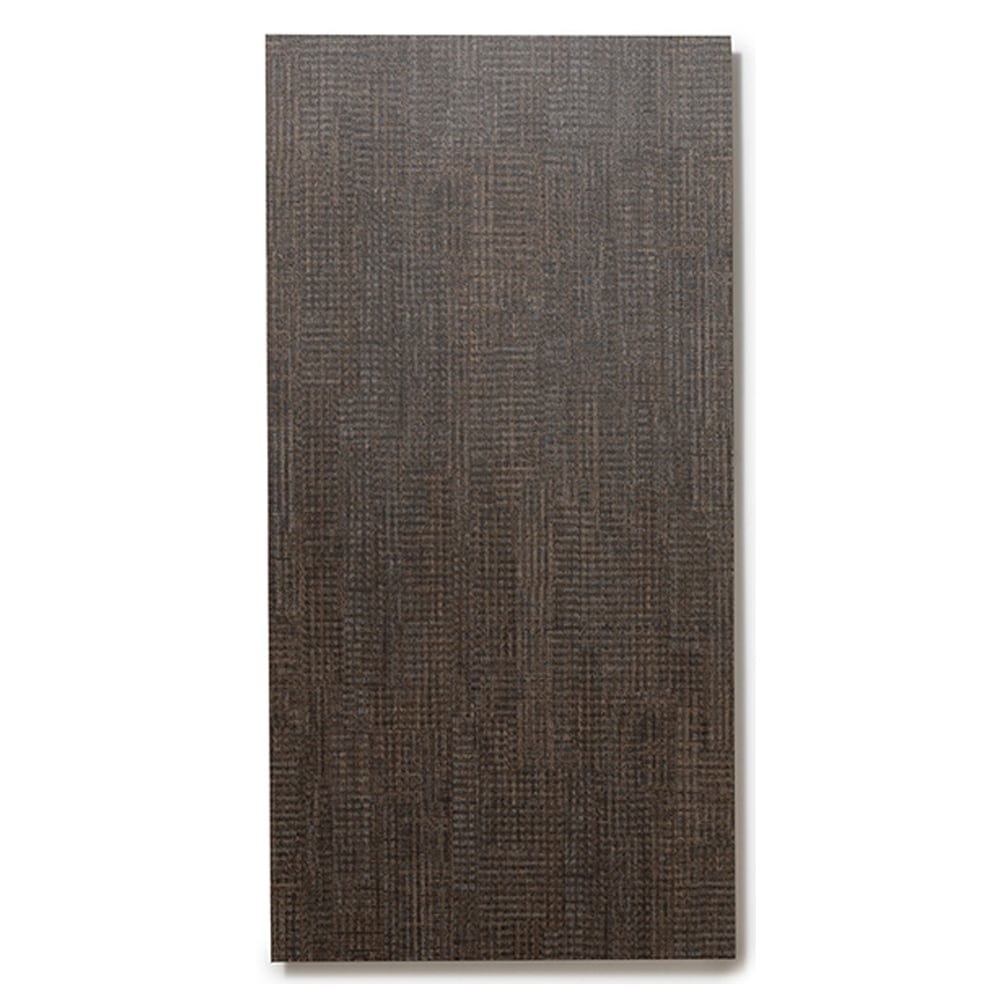 Lucida USA (Sample) FabCore Pine Cone Brown Patterned Look 28-mil Waterproof Glue Down Vinyl Tile