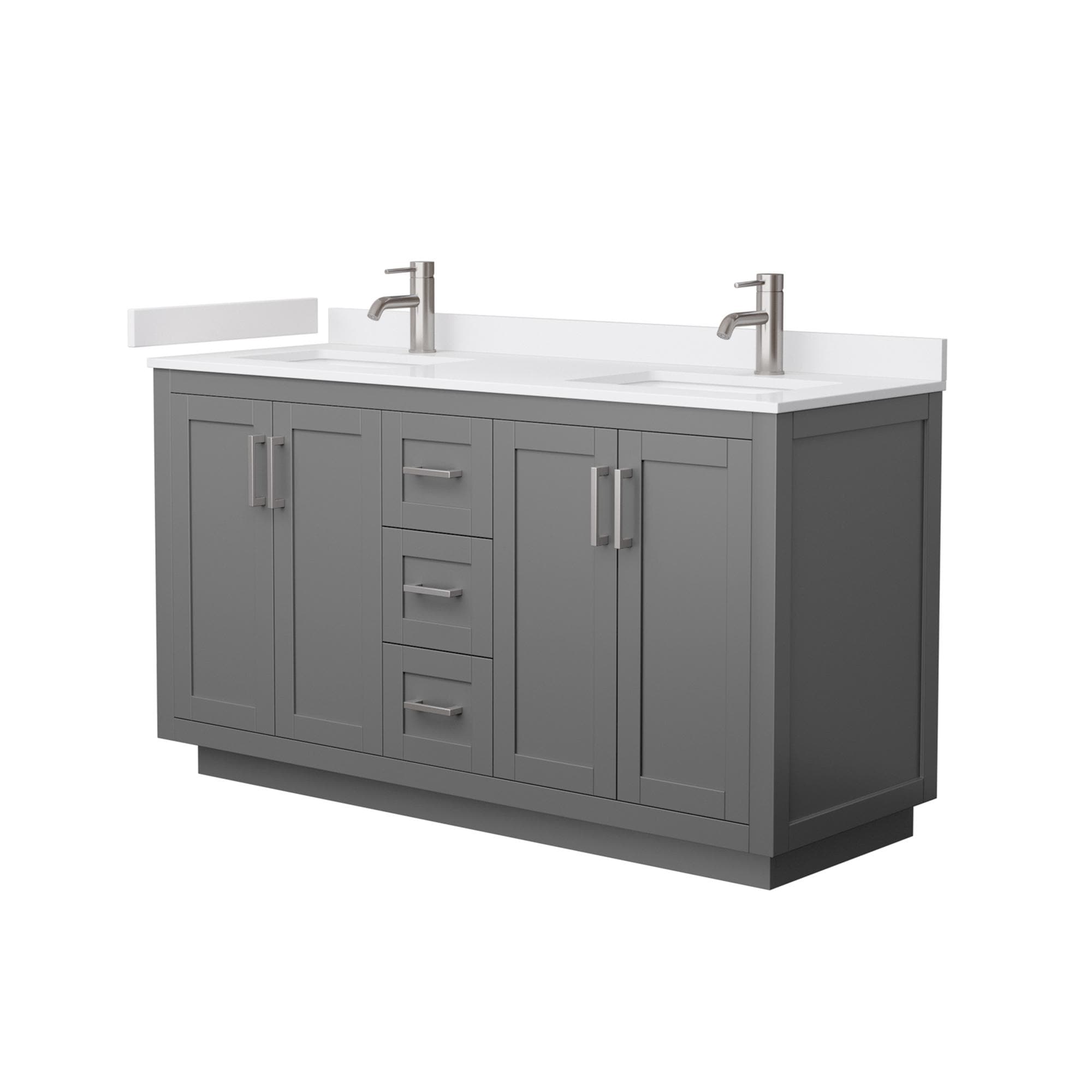 Wyndham Collection WCF292960DKGWCUNSMXX Bath-Vanity-Combo - View #2