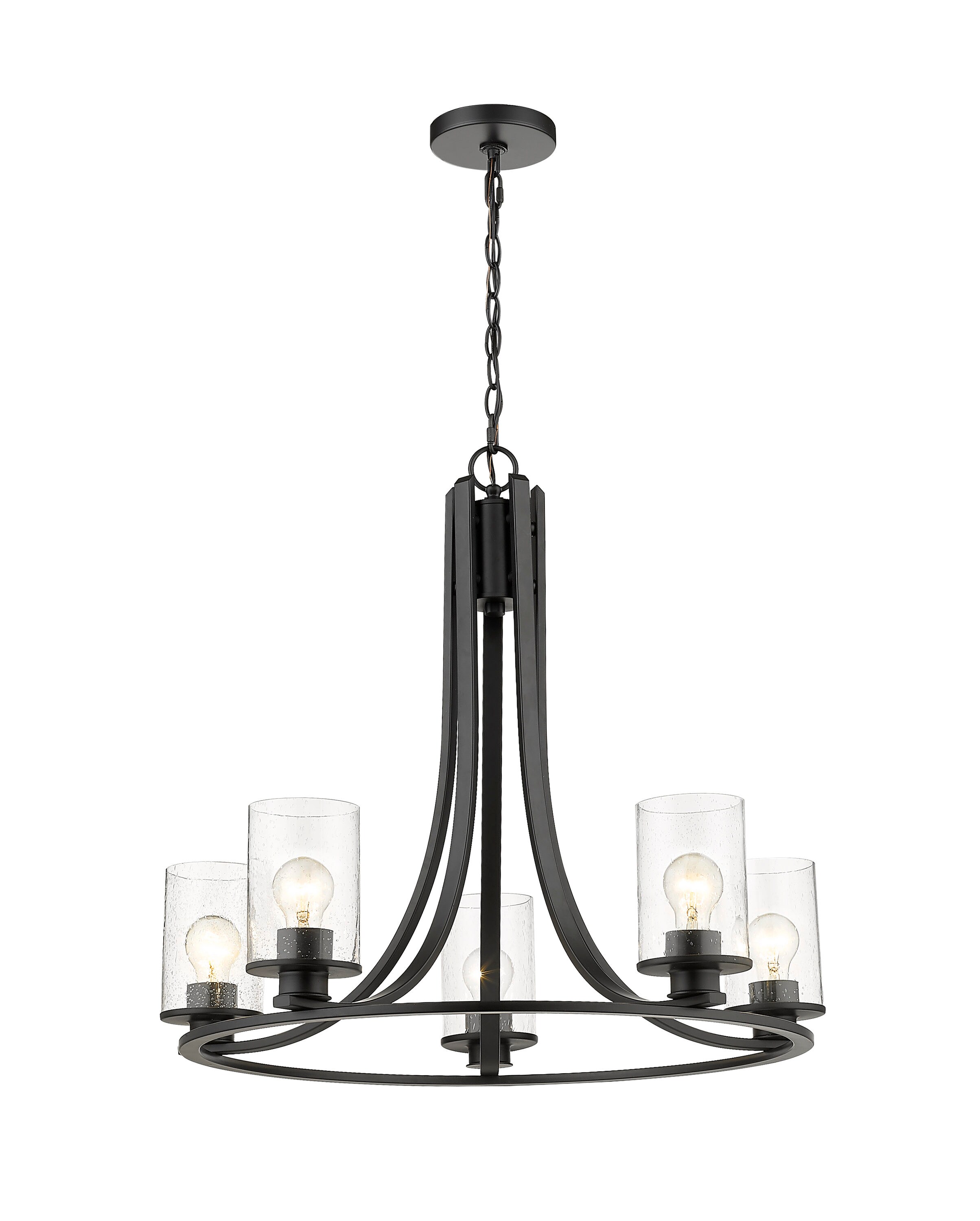 Beckett Seeded glass Chandeliers at Lowes.com