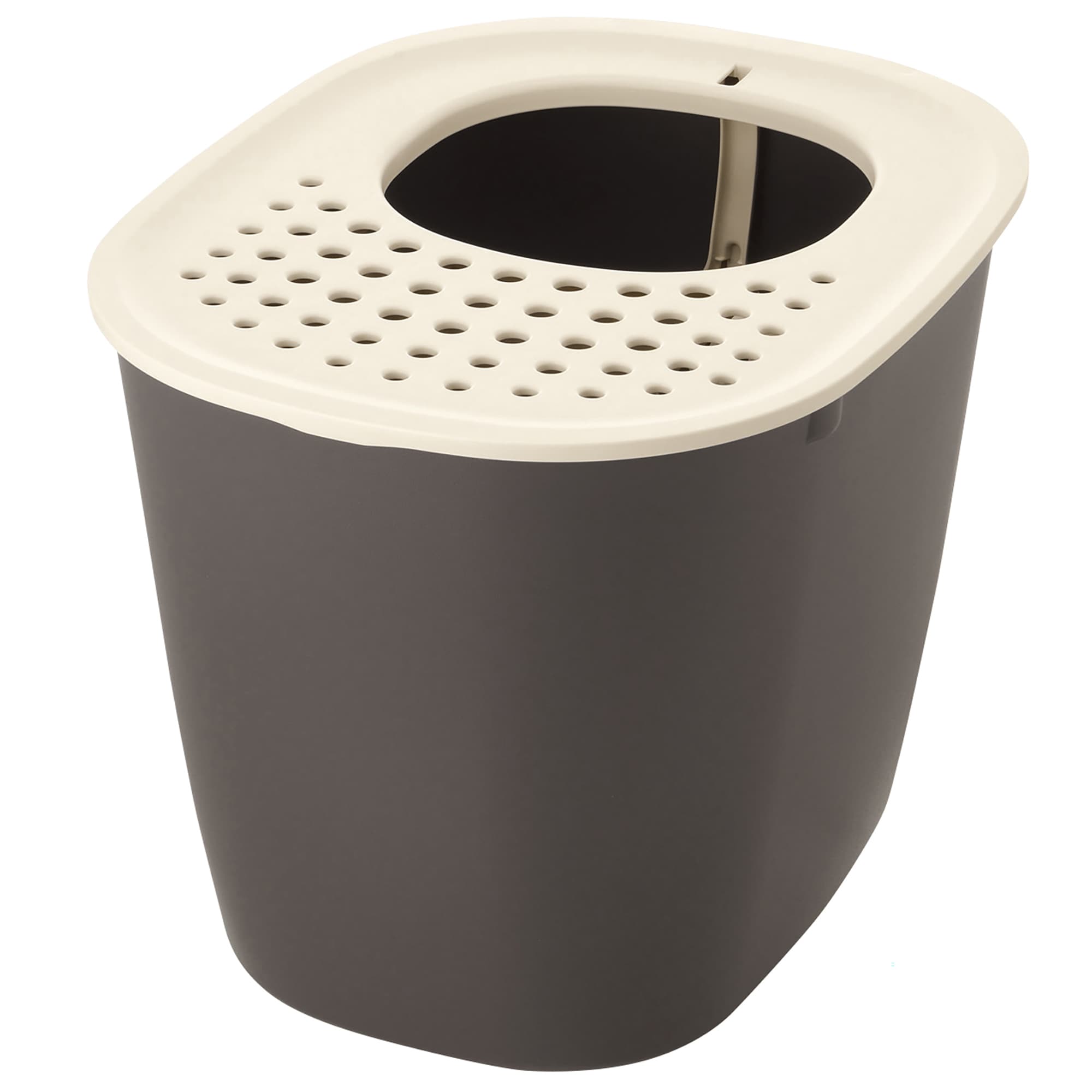 Richell G0803840600061 Brown Plastic Covered Litter Box