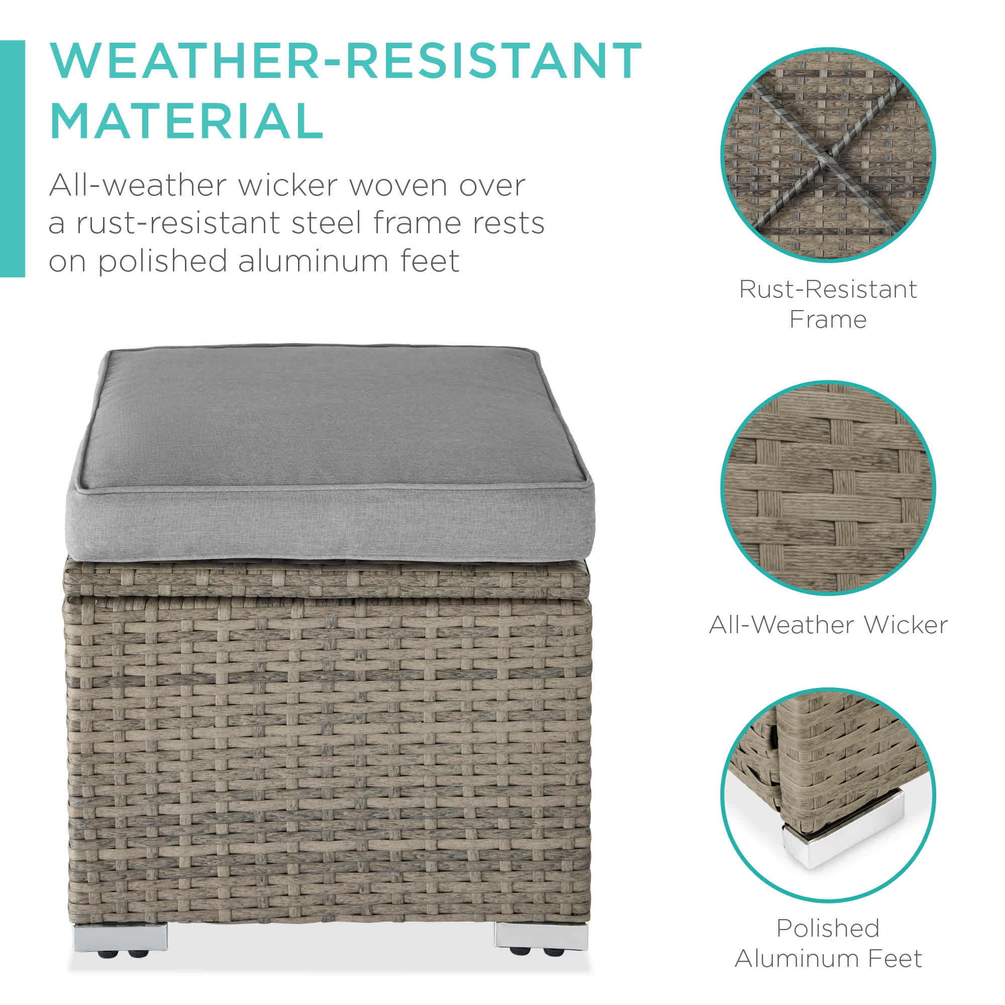 Best Choice Products SKY8830 Stools-Ottomans - View #2