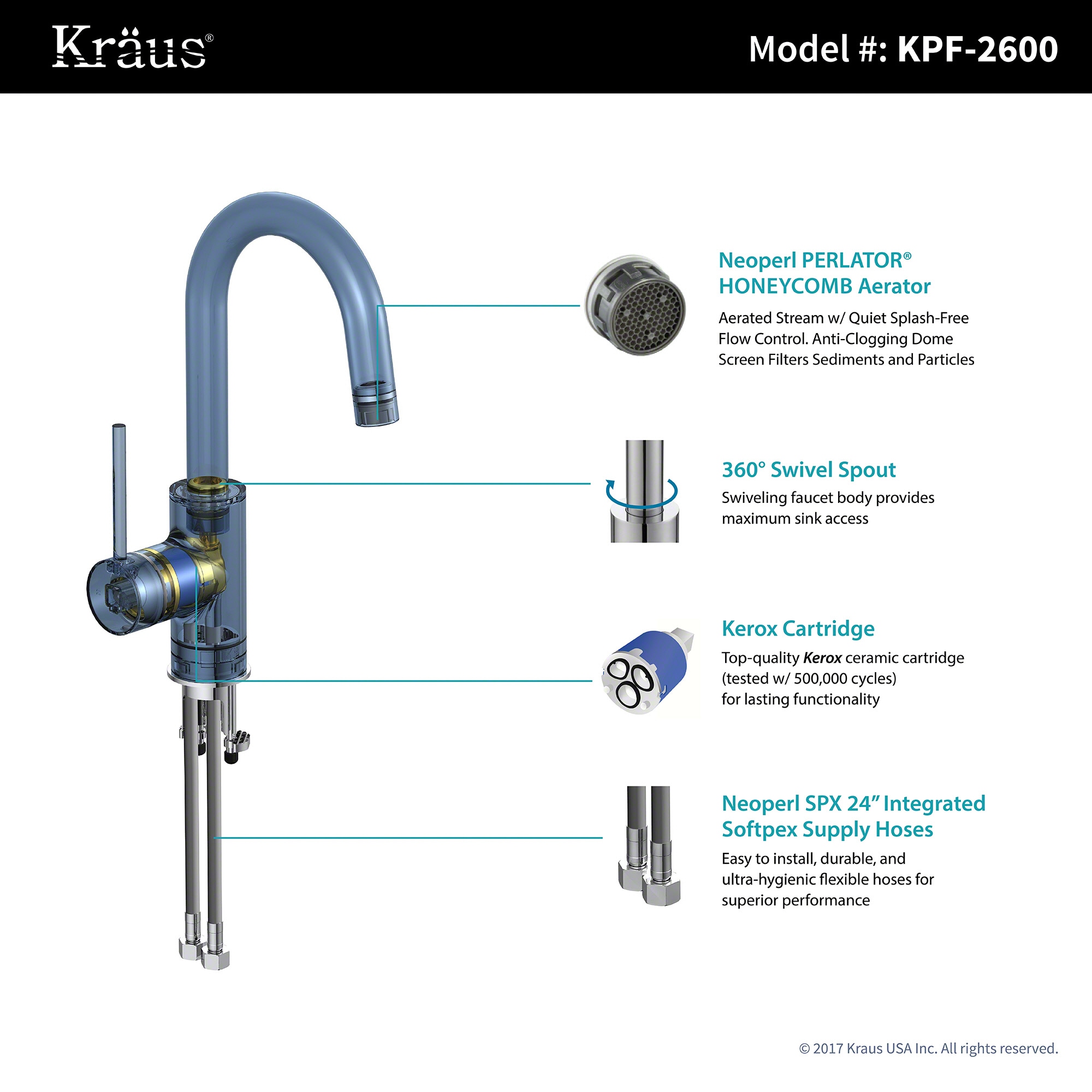 Kraus KPF-2600CH Kitchen-Faucets - View #5