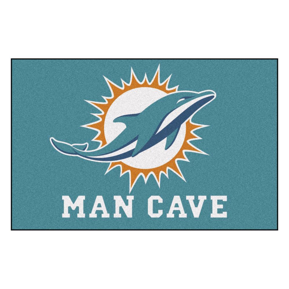 Miami Dolphins Skyline NFL Team Logos Area Rug, Living room and bedroom  Rug, Home US Decor - Travels in Translation