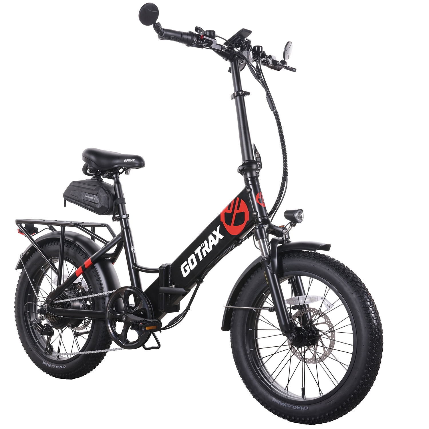 GOTRAX GT-F2V2-BLACKRED 20-in Adult unisex E-bike