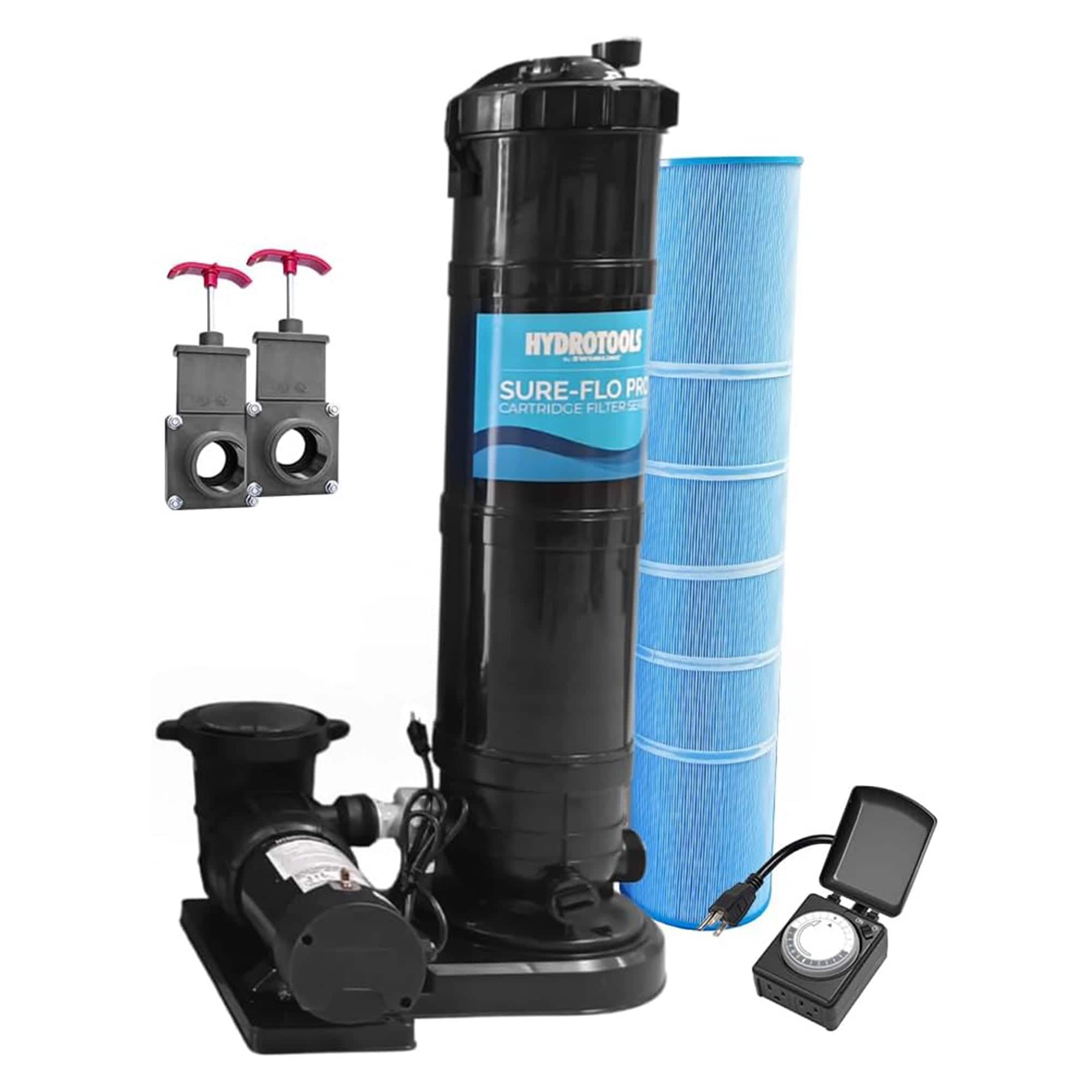 Swimline 409401 Hydrotools Cartridge Filter Pump for Above Inground Pools 150 Sq Ft