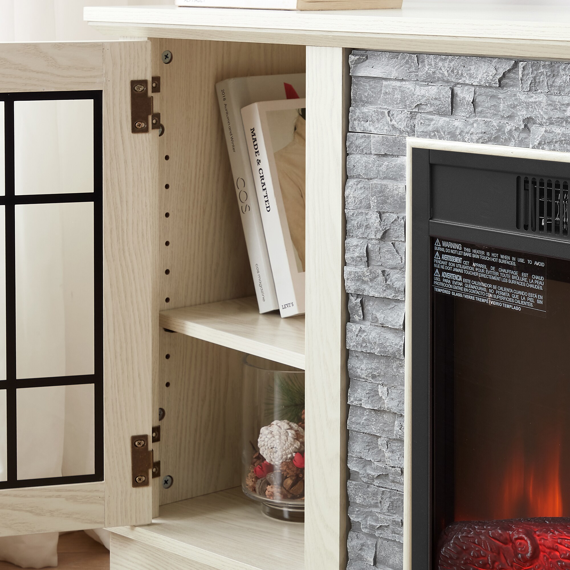 SINOFURN SYC070028BK Electric-Fireplaces - View #19