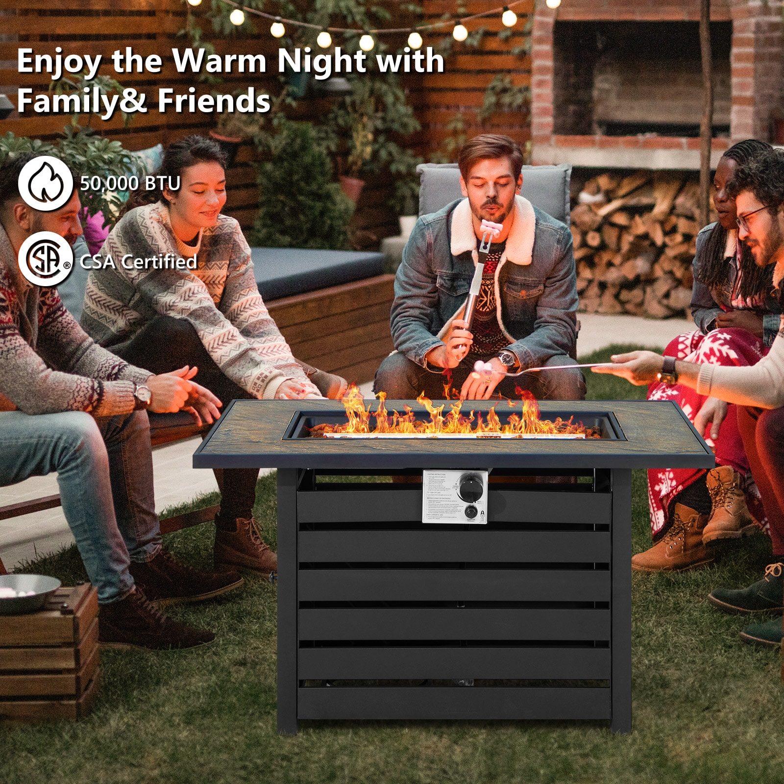 Volenca VOL-9LCC60 Outdoor-Gas-Firepits - View #5