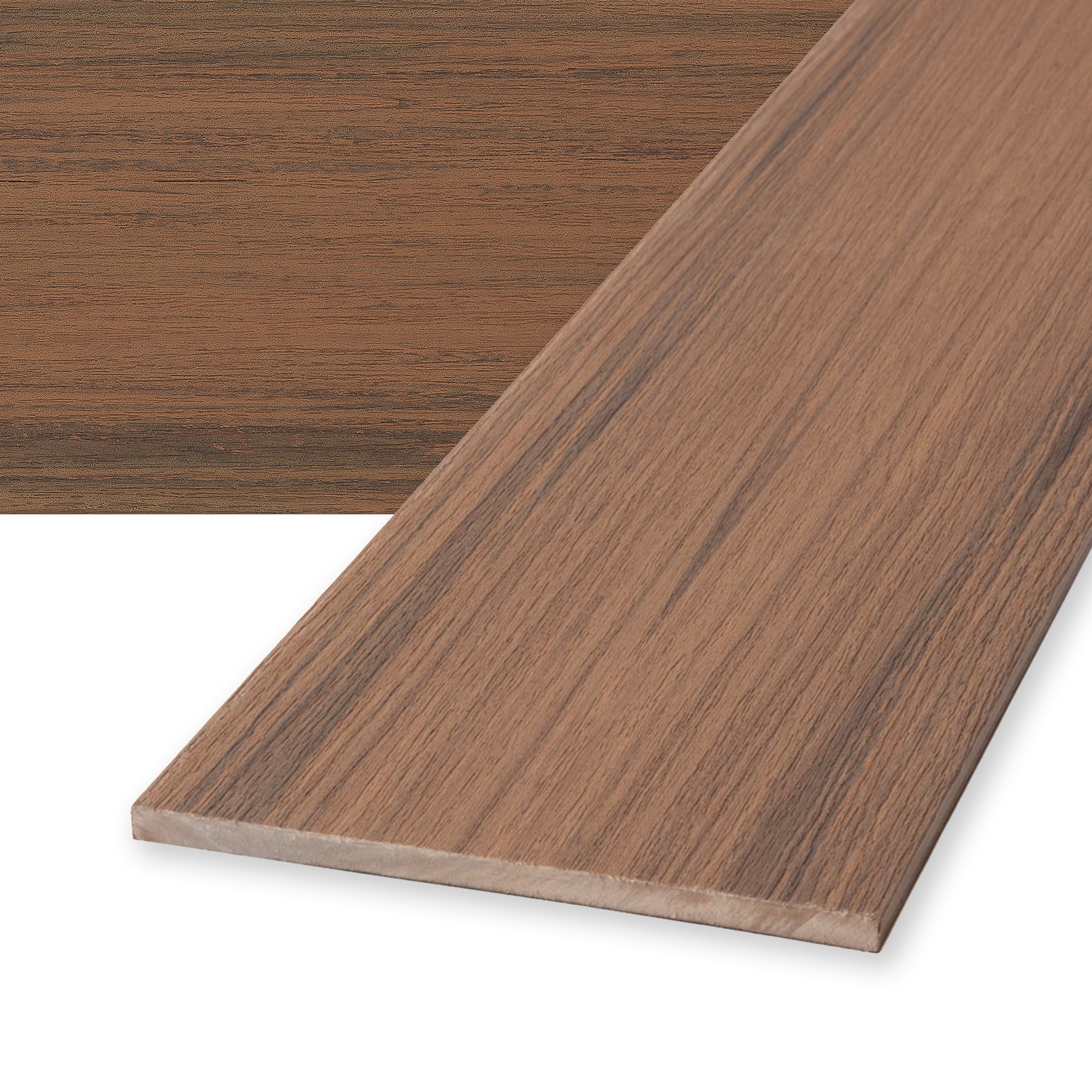 Deckorators 353460-12 Voyage Surestone 0.5-in x 8-in x 12-ft Mesa Solid edge Composite Riser