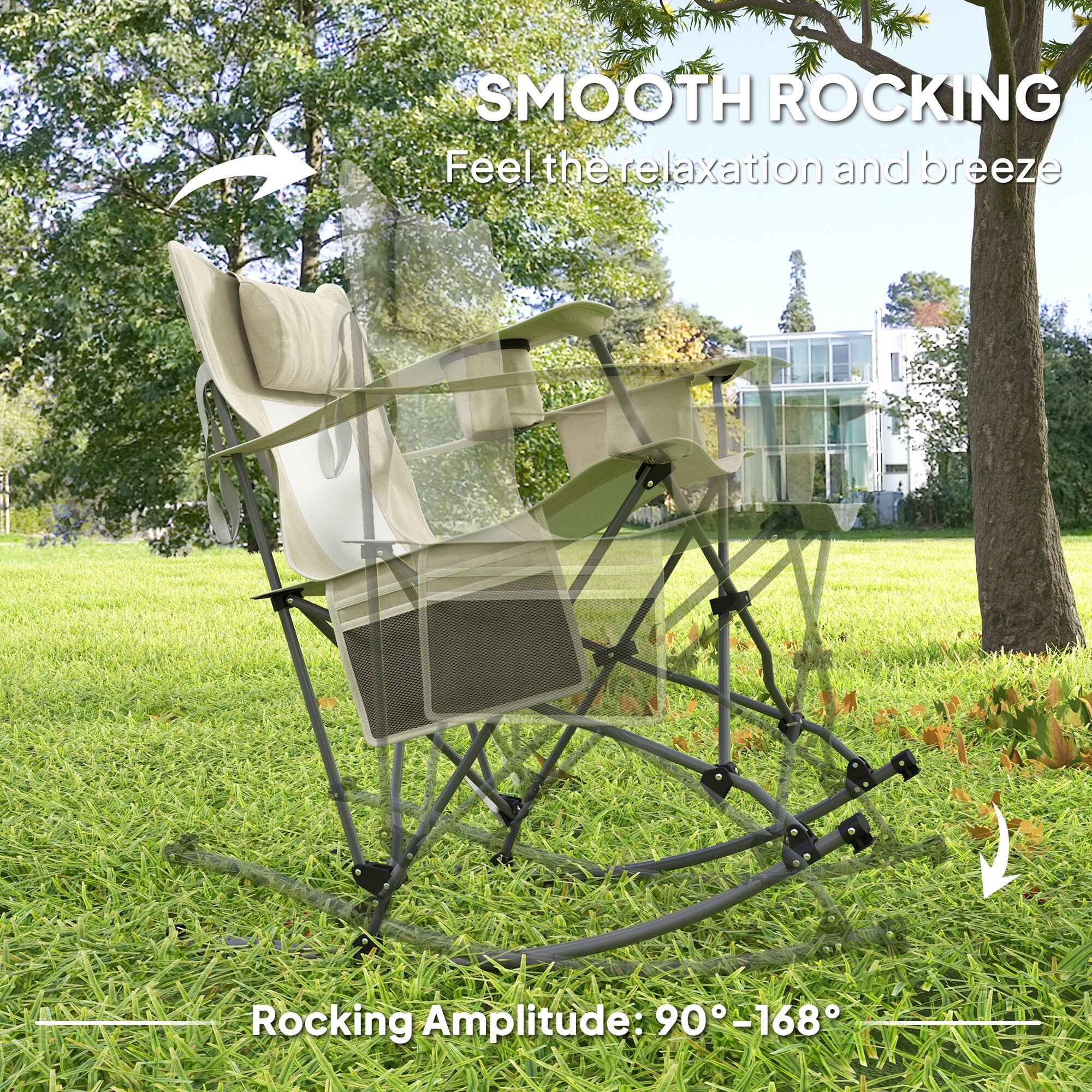 Outsunny 84G-787V00CW Beach-Camping-Chairs - View #6