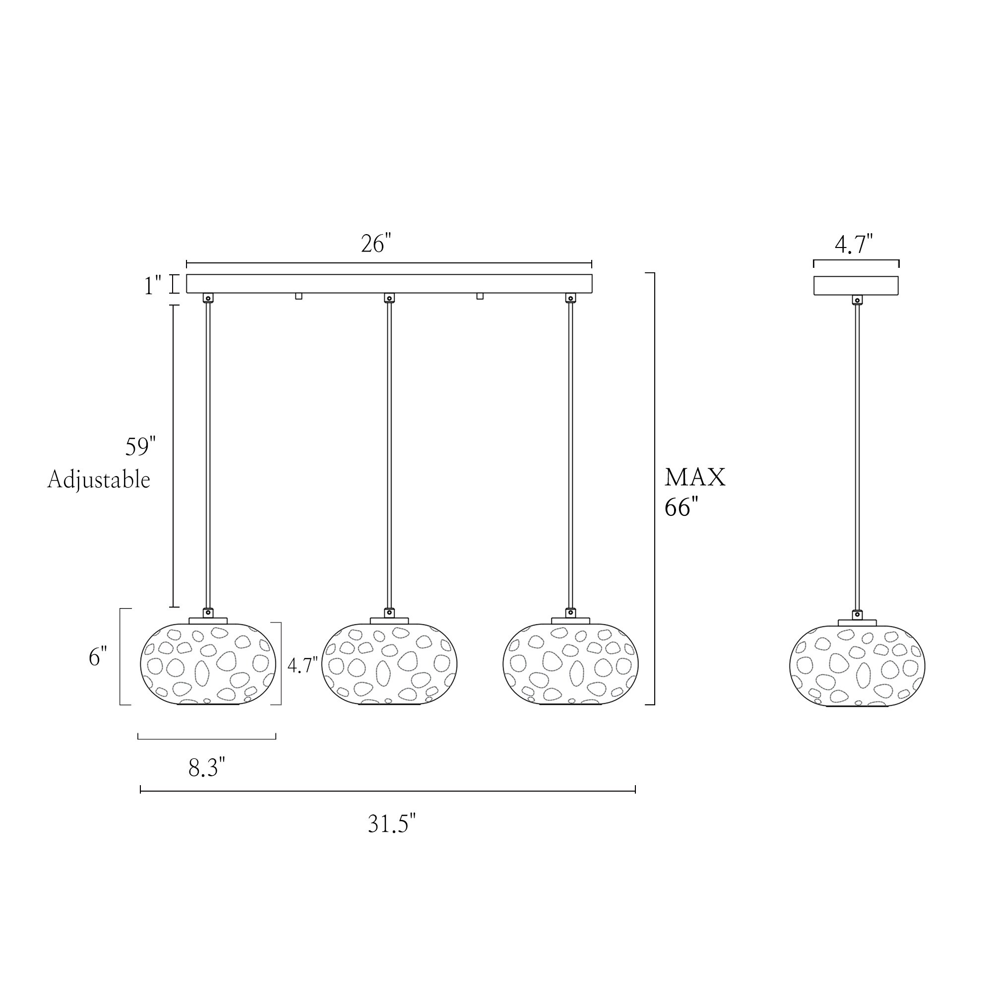 LNC HA05096H3 Pendant-Lights - View #6