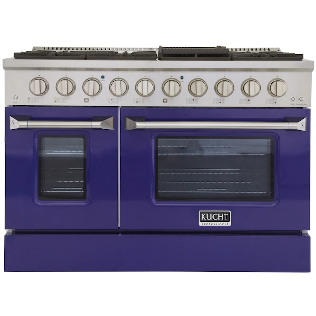 Kucht 46-in 8 Burners 4.2-cu ft / 2.5-cu ft Convection Oven