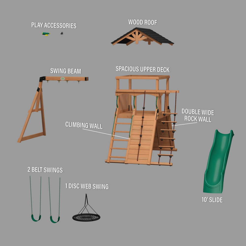 Backyard Discovery 2200104COM Wood-Playset-Kits - View #17