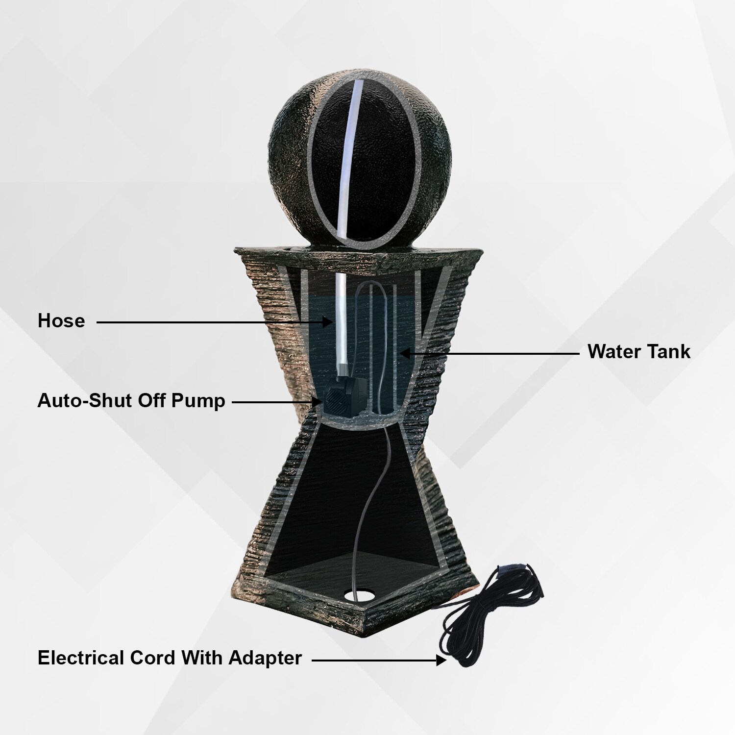 XBrand NEW3012FTBK fountains - View #9
