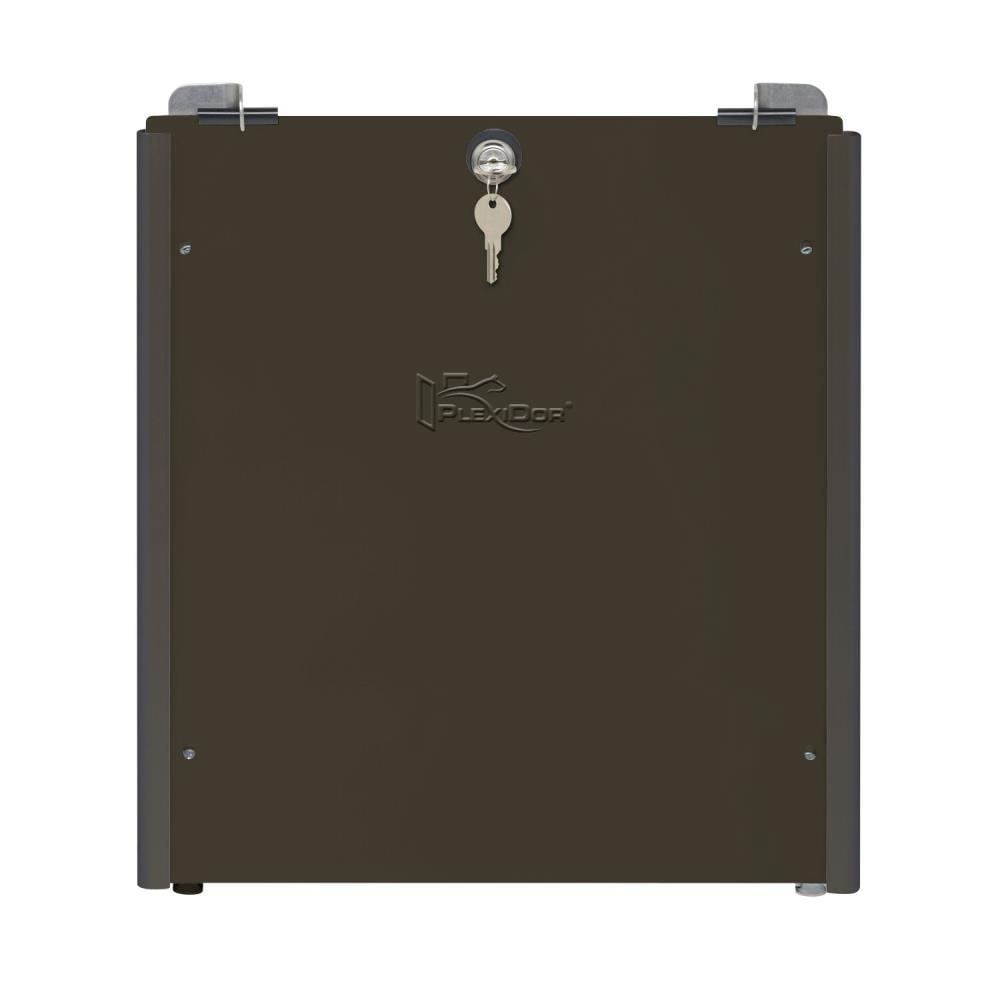 PlexiDor PD SLD TRK MD BR Bronze Aluminum Medium Pet Door Wall Kit