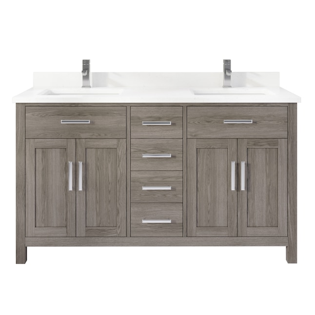 Spa Bathe Kate 60 In French Gray, Using A Buffet As Bathroom Vanity