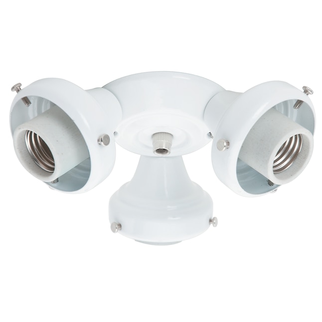White Fluorescent Ceiling Fan Light Kit