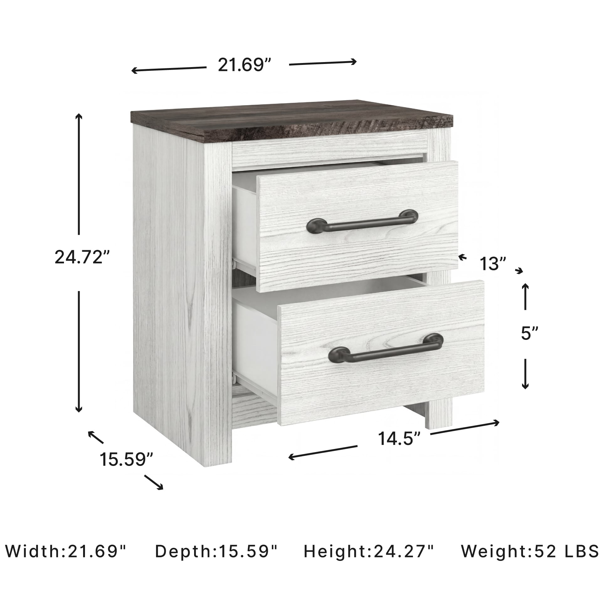 Signature Design by Ashley B1190-92 nightstands - View #2