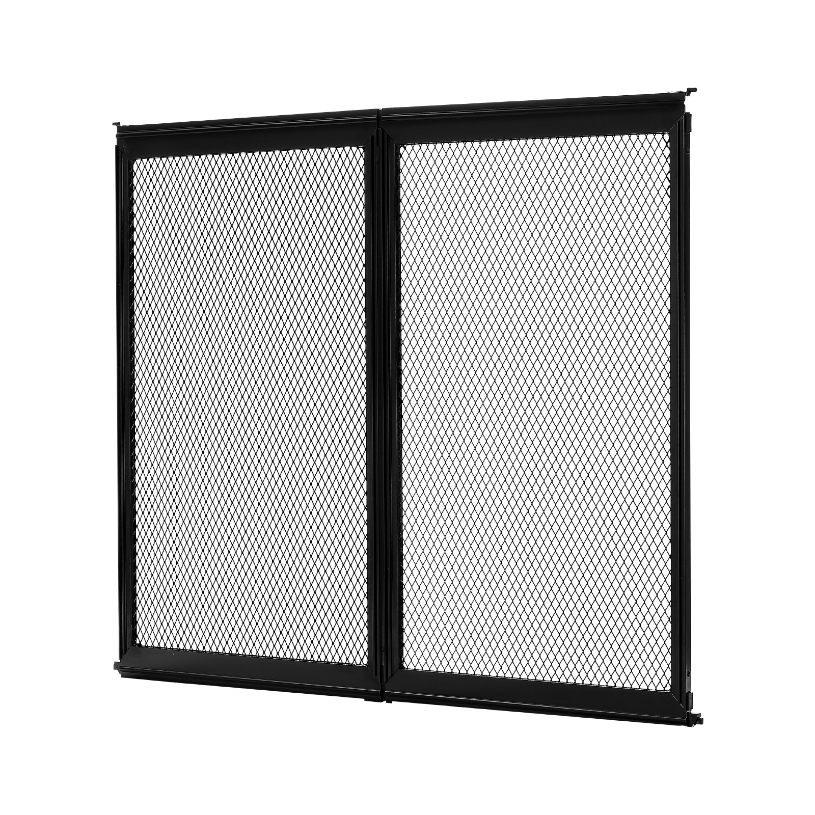 VEVOR SCKKSFCPMMLC08186V0 RV Screen Door Protector  22.5 x 20 inch Door Grille  Easy to Install and Disassemble  Reinforced Breathable Protective Mesh  Aluminum Alloy Camper RV Entry Protector for Pet Protection  Black