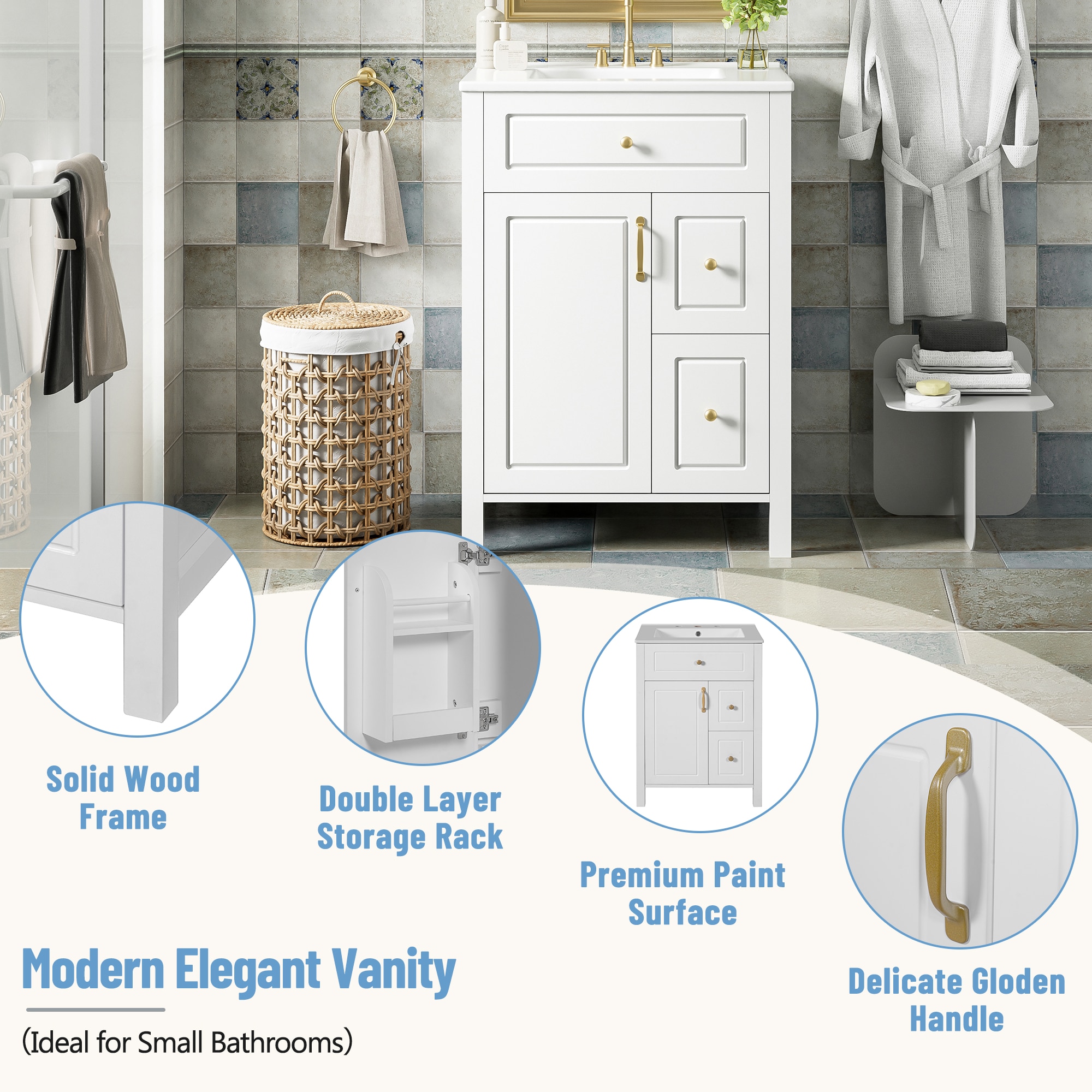 Iseryn YSG078KP192 Bath-Vanity-Combo - View #2
