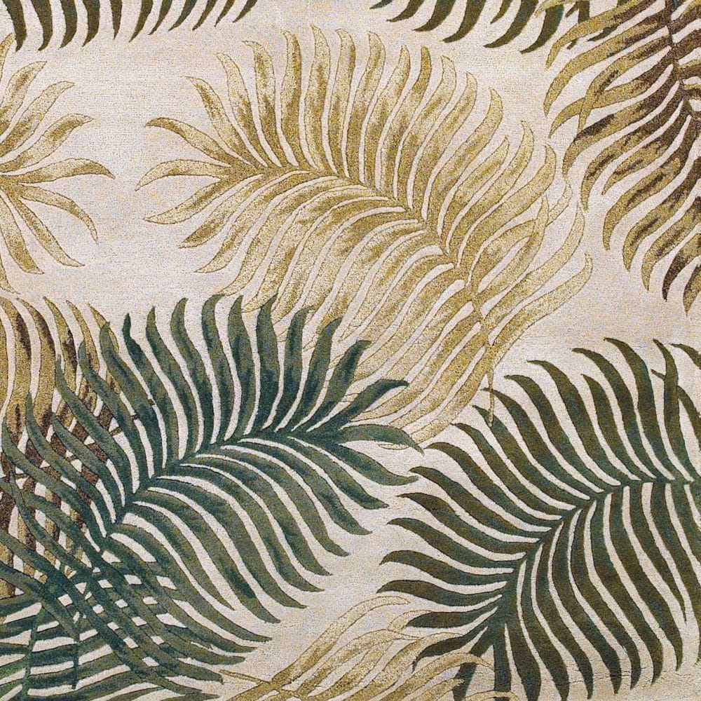 HomeRoots 352447 Bernadette 3 X 5 (ft) Wool Natural Indoor Floral/Botanical Area Rug
