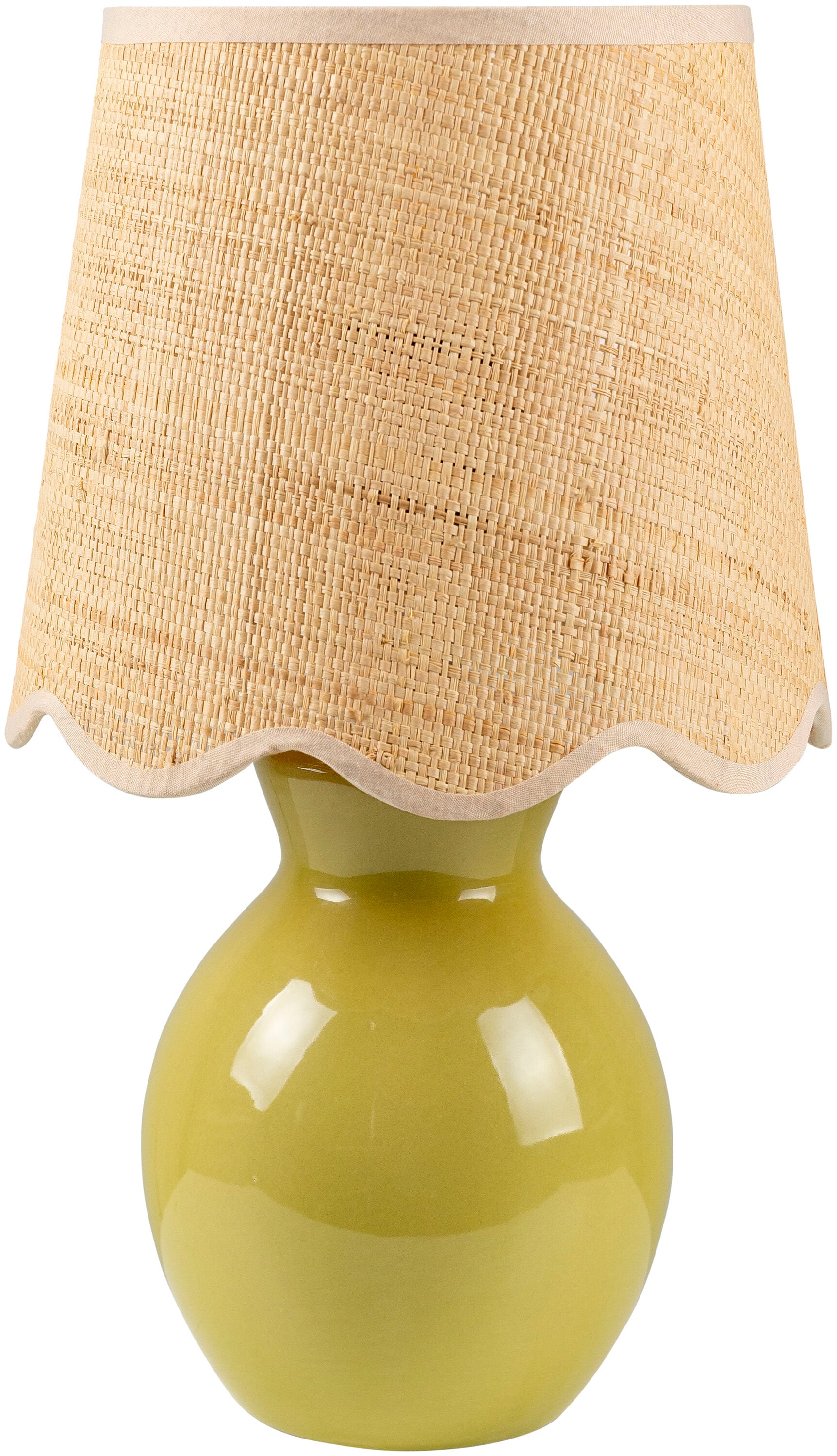 Livabliss STD-013 Stella Diminuta 15.75-in Light Green On/Off switch Table Lamp with Cotton Shade