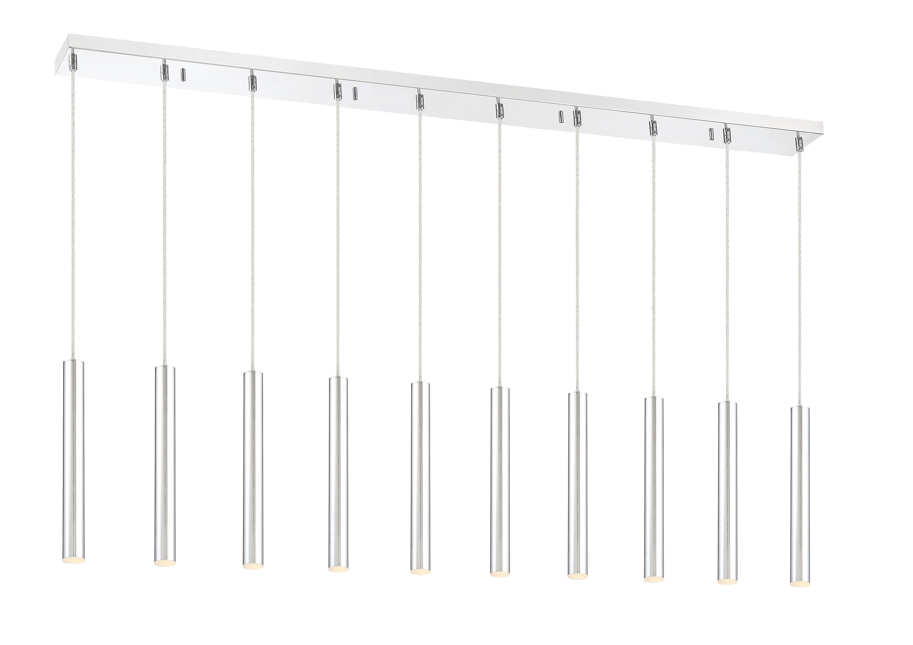 Z-Lite 917MP12-CH-LED-10LCH Pool-Table-Lighting - View #2