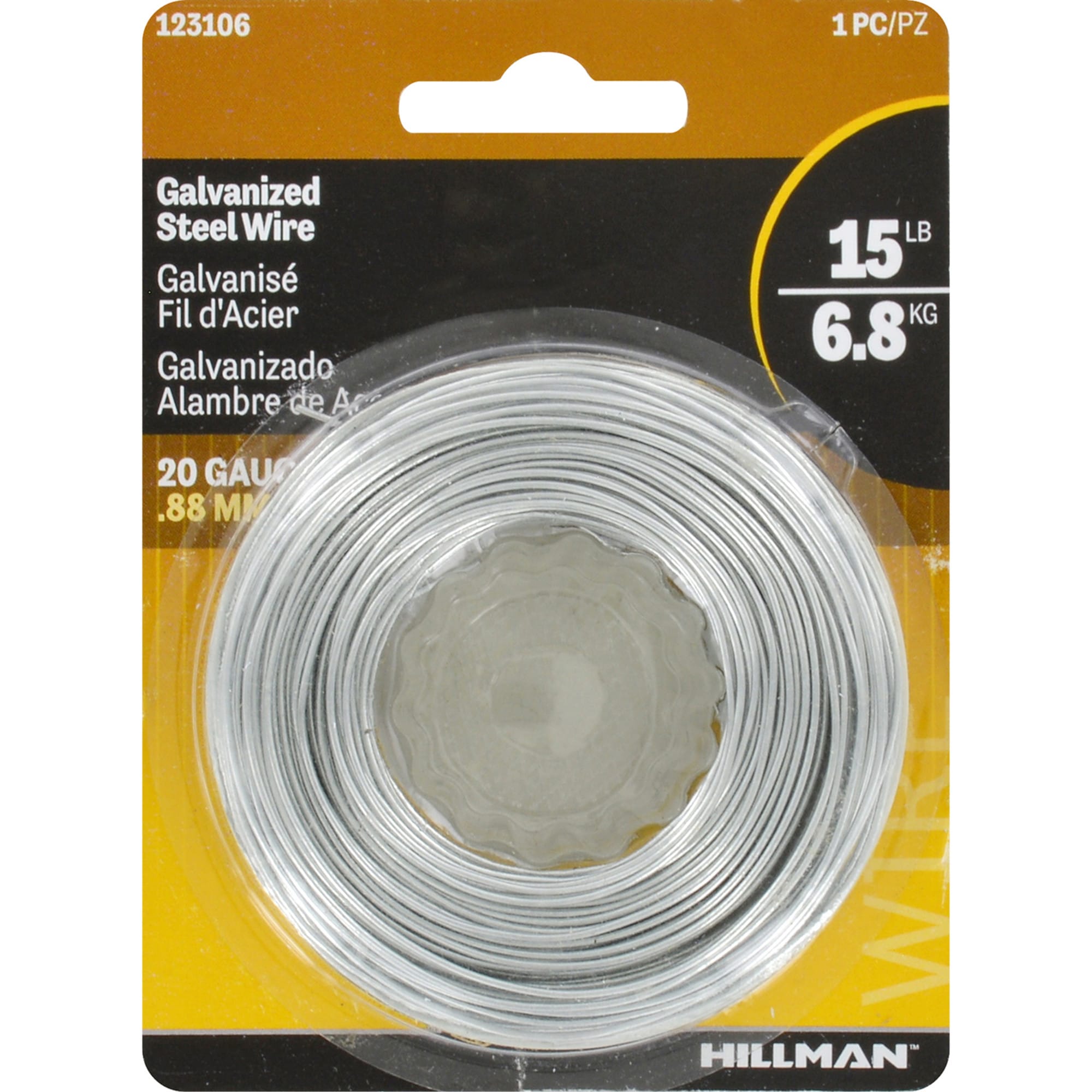 Hillman Steel 15-lb Capacity Wire hangers #123106