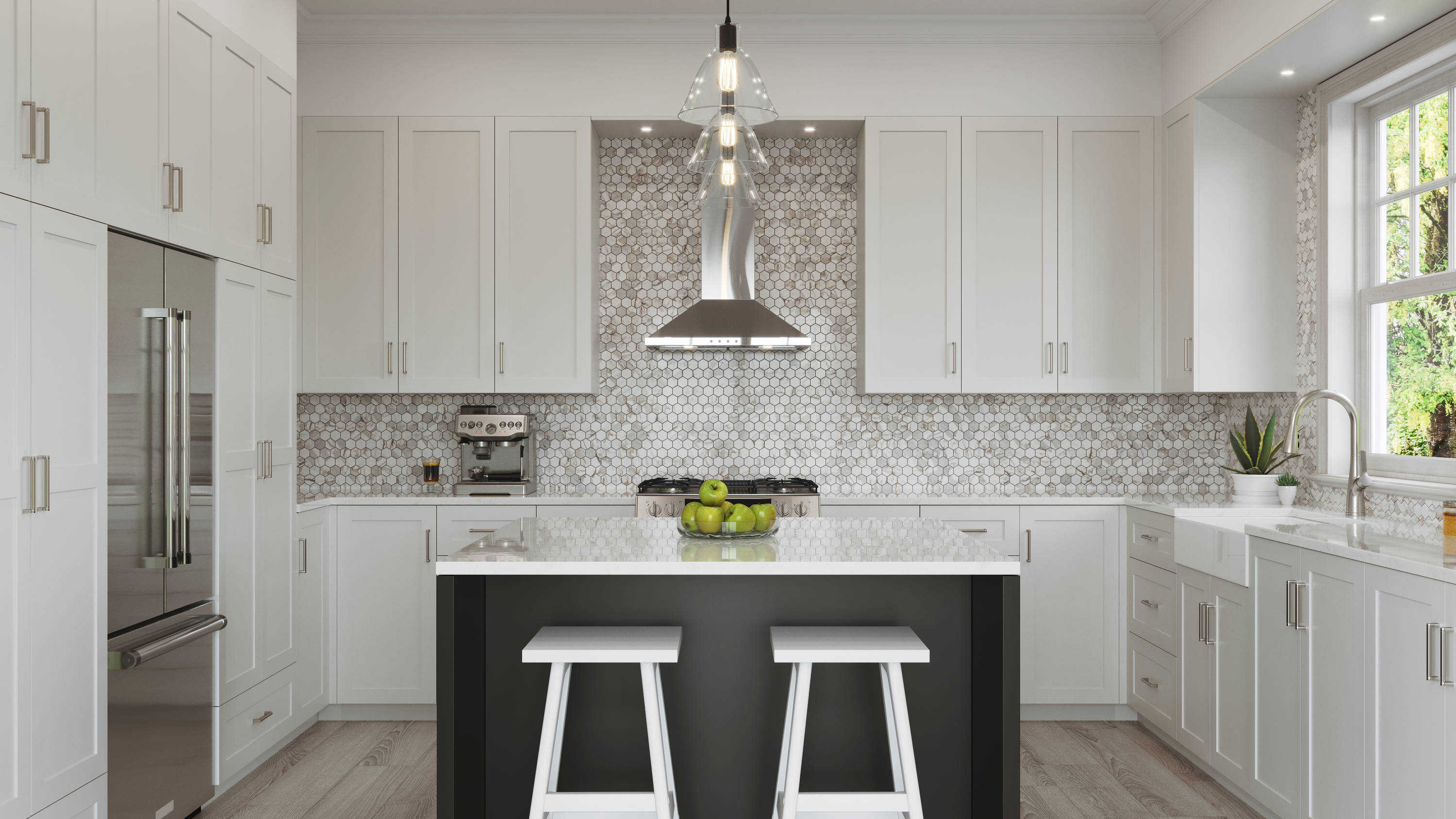 Neera Stainless Steel Pull Down Single Handle Kitchen Faucet