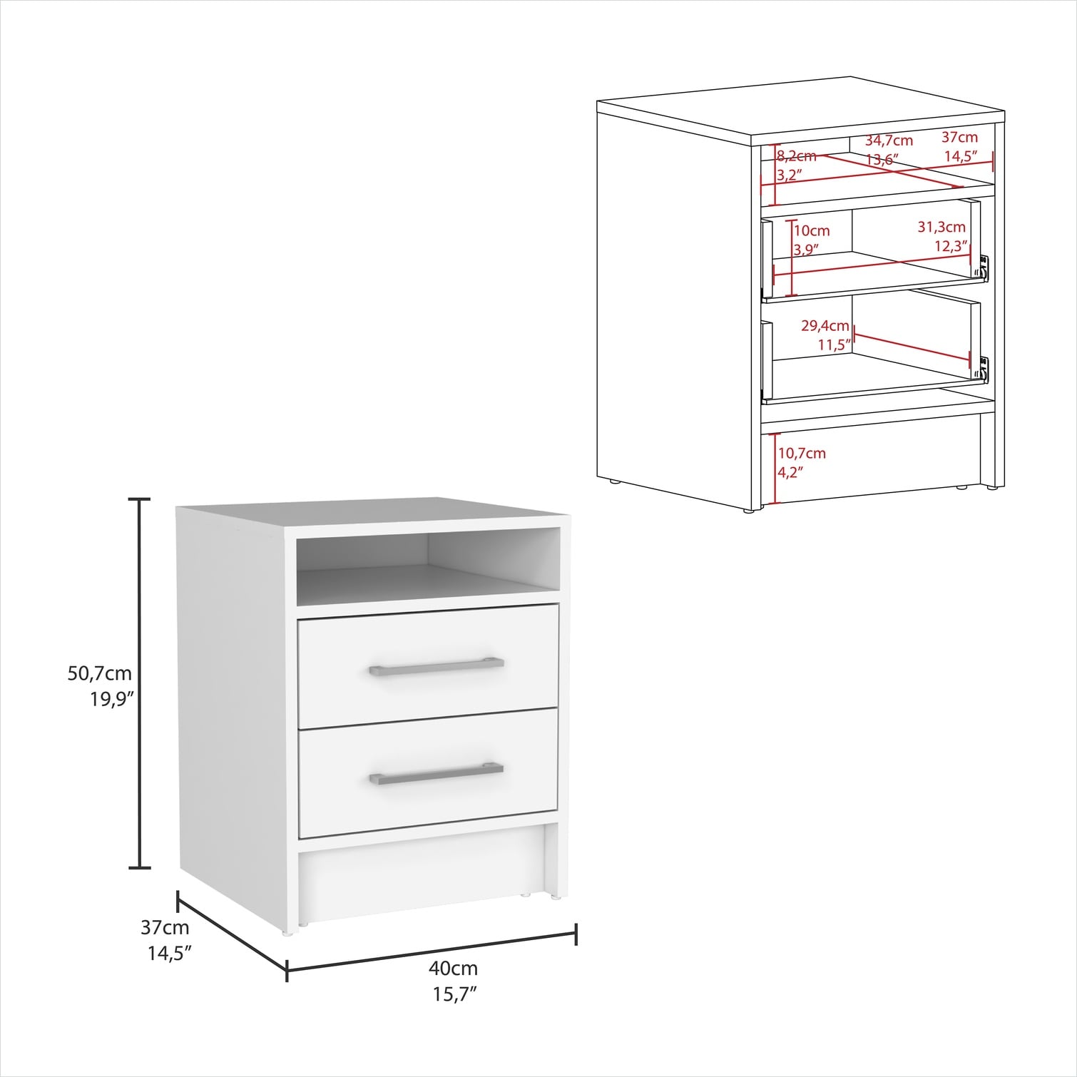 Naturefalls E4118O3U3U5A nightstands - View #6